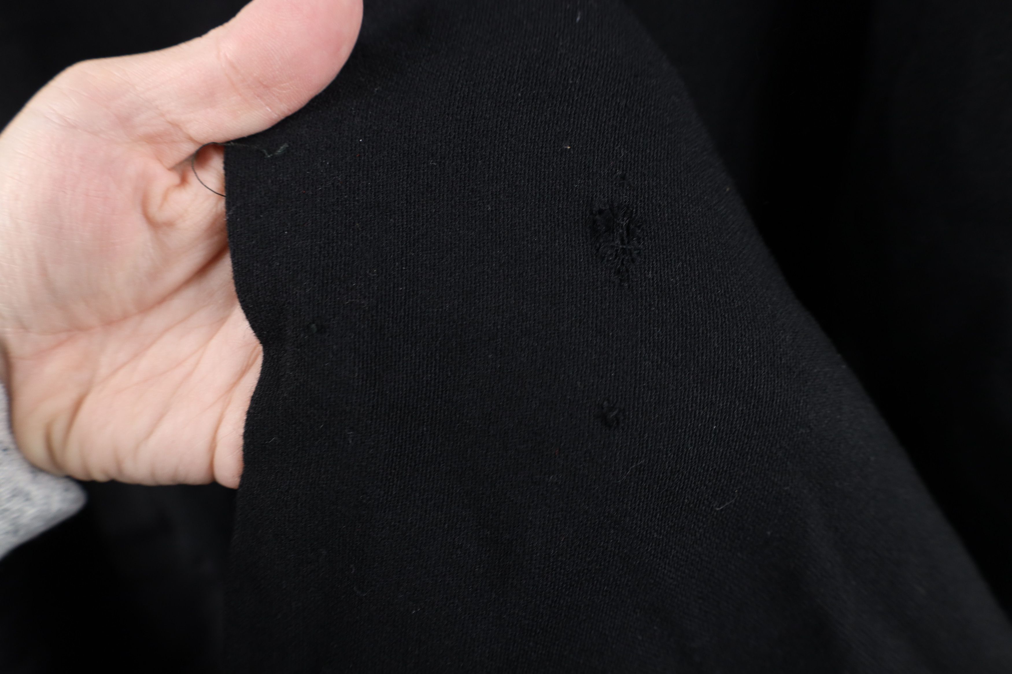 Vintage Vintage 50s Rockabilly Gabardine Wool Coat Jacket Black USA Size L / US 10 / IT 46 - 9 Thumbnail