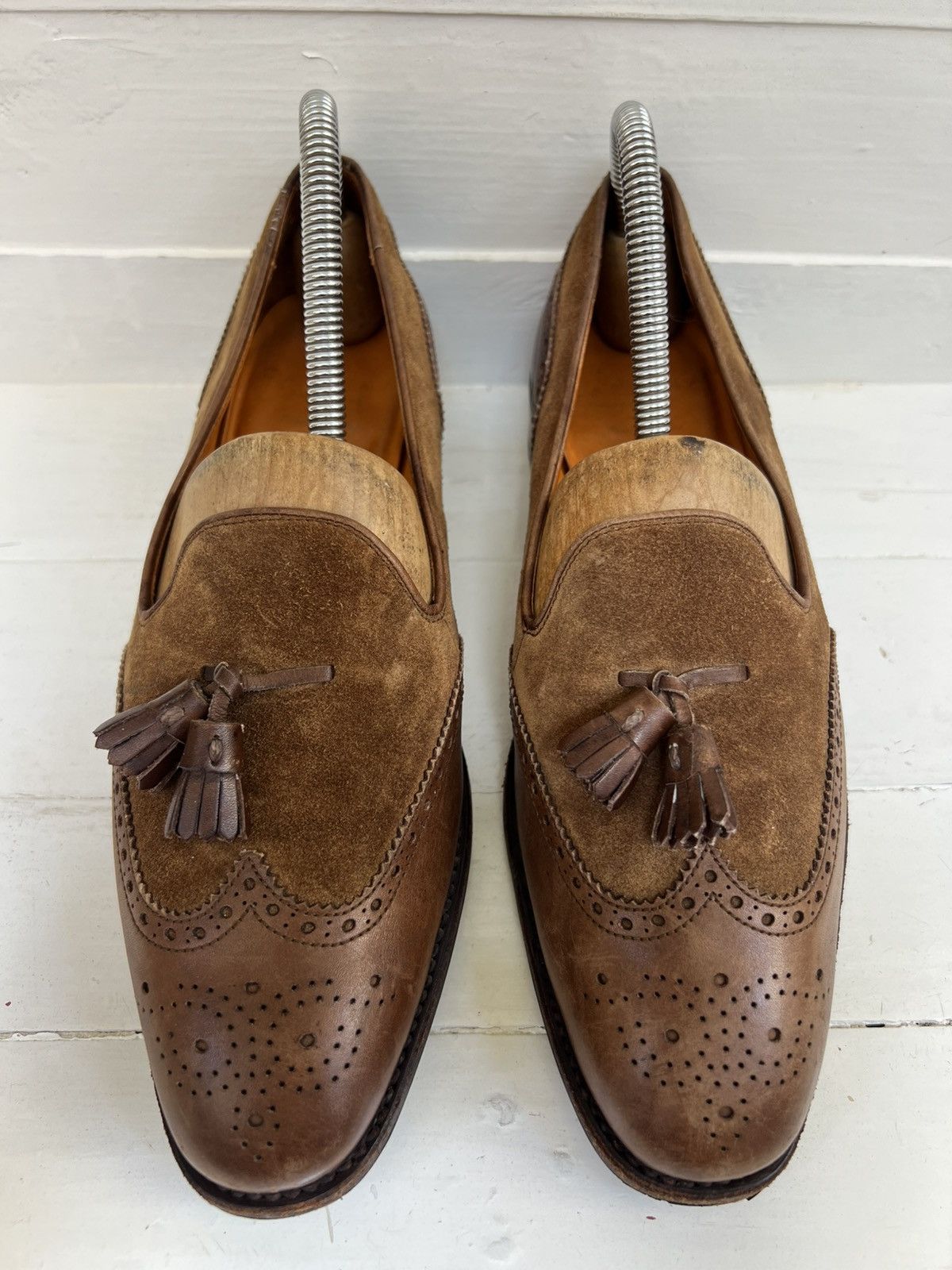 Carmina Carmina Shoemaker Brown Tassel Loafers 4710 Women Shoes Size US 7 / IT 37 - 2 Thumbnail