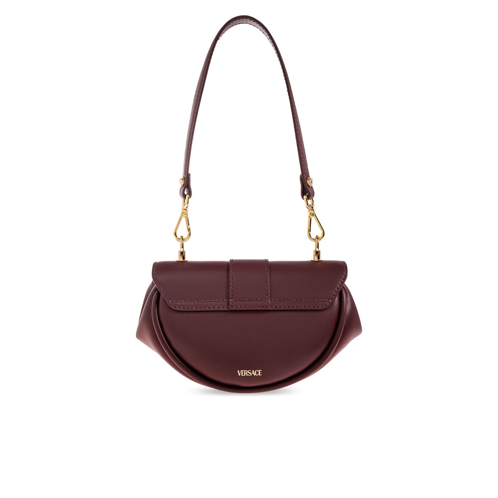 Versace VERSACE Romy Small Brown Leather Shoulder Bag New & Authenti Size ONE SIZE - 2 Thumbnail
