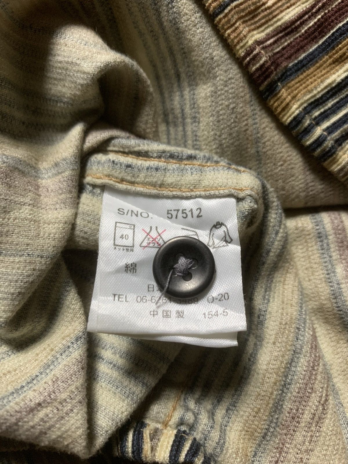 Japanese Brand 90s Japanese Ikka Striped Corduroy Western Shirt Size US L / EU 52-54 / 3 - 12 Thumbnail