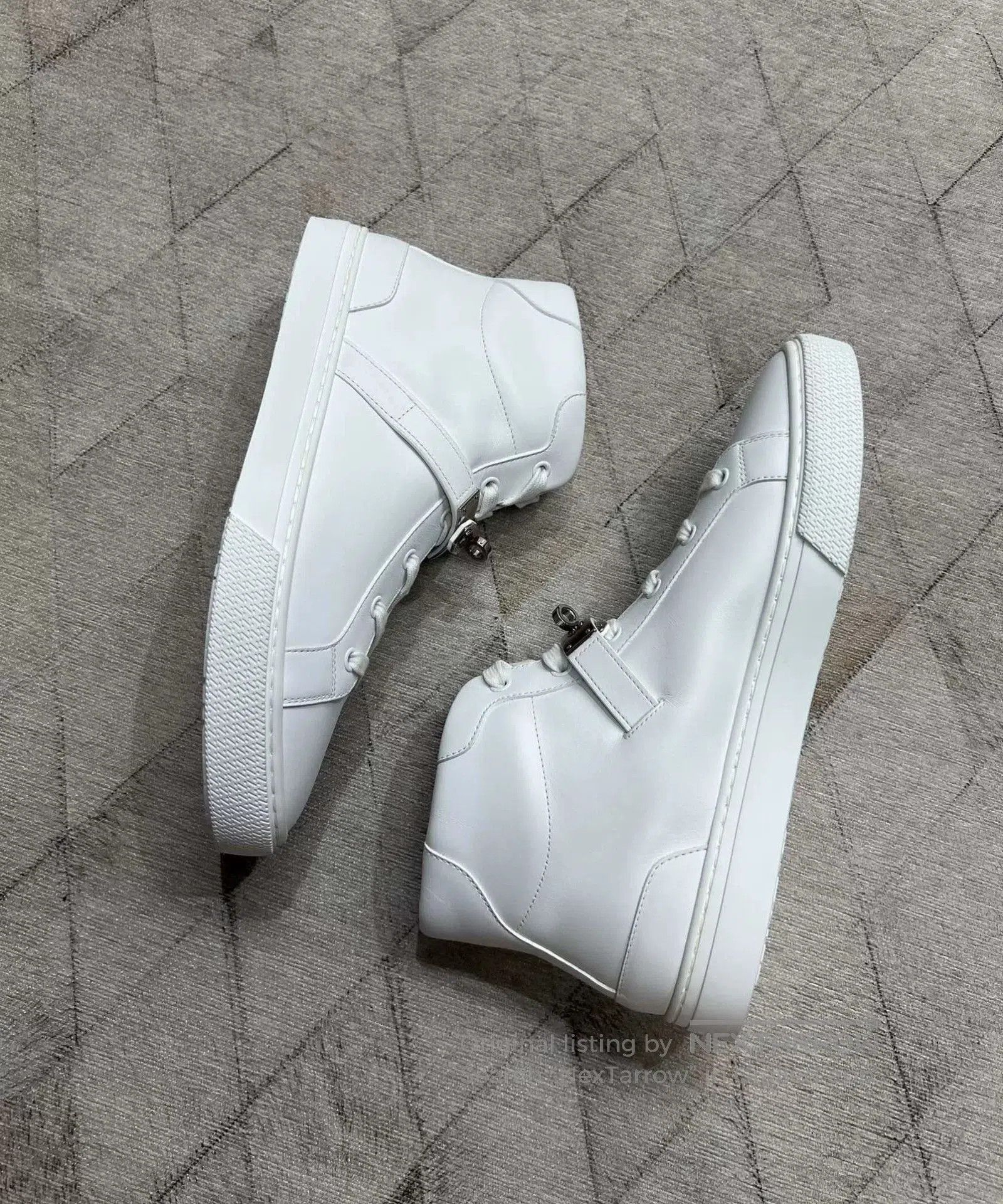 Hermes Hermes Kelly Silver Buckle New Sneakers. Size US 9 / EU 42 - 4 Thumbnail