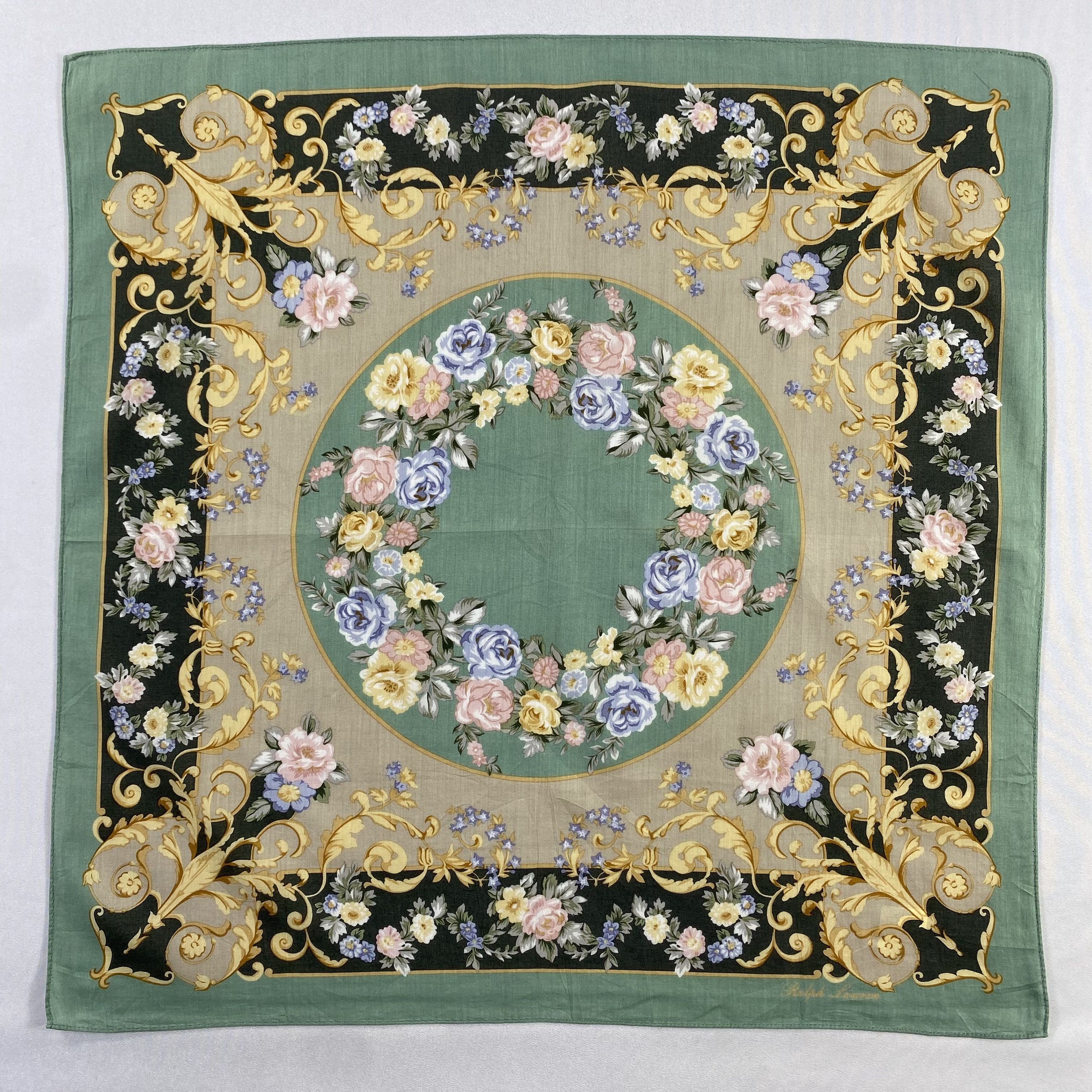 Ralph Lauren × Vintage Ralph Lauren Handkerchief / Neckerchief / Bandana-P934 Size ONE SIZE - 1 Thumbnail