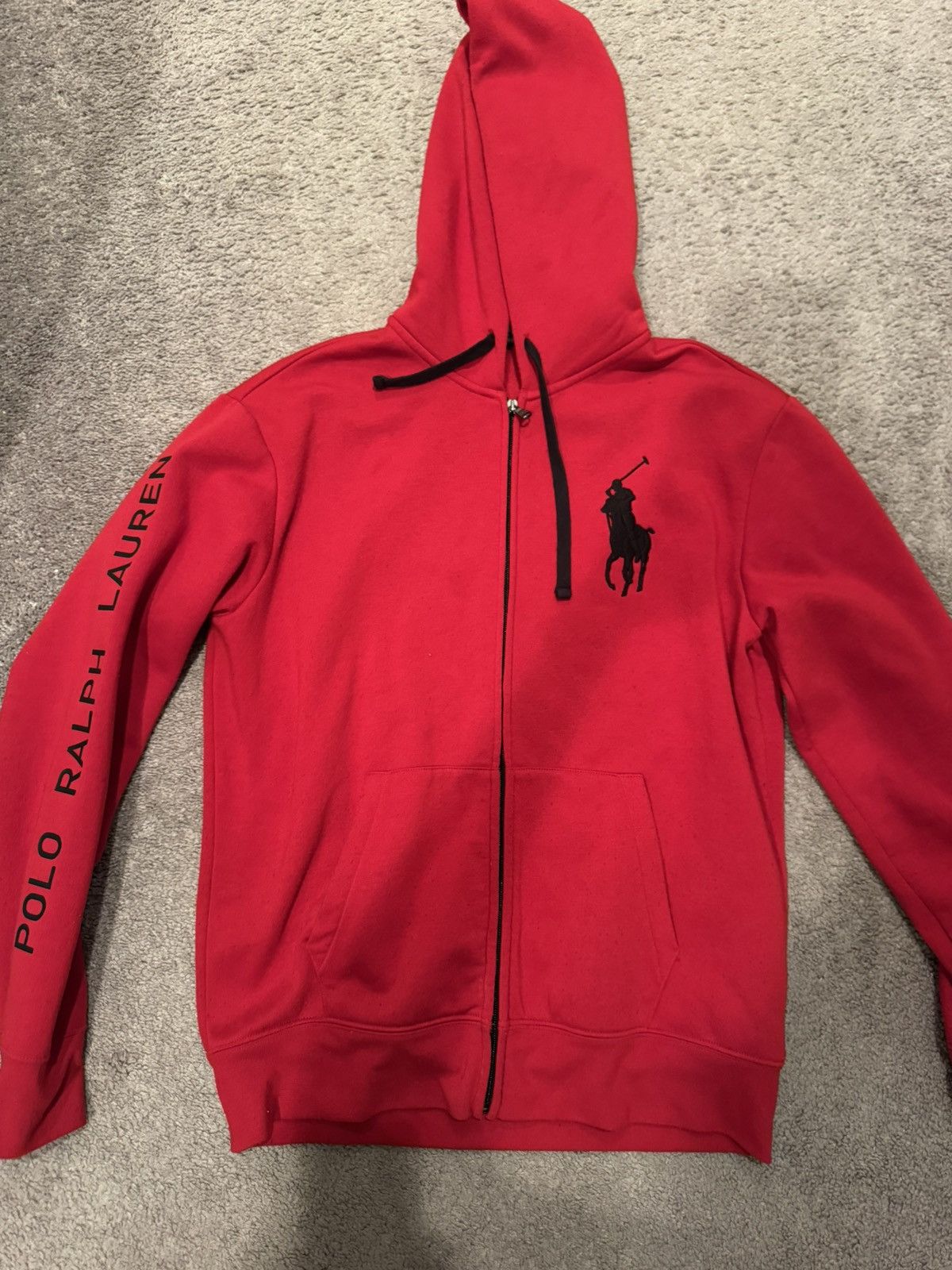 Polo Ralph Lauren Polo red zip up Hoodie Size US M / EU 48-50 / 2 - 1 Thumbnail