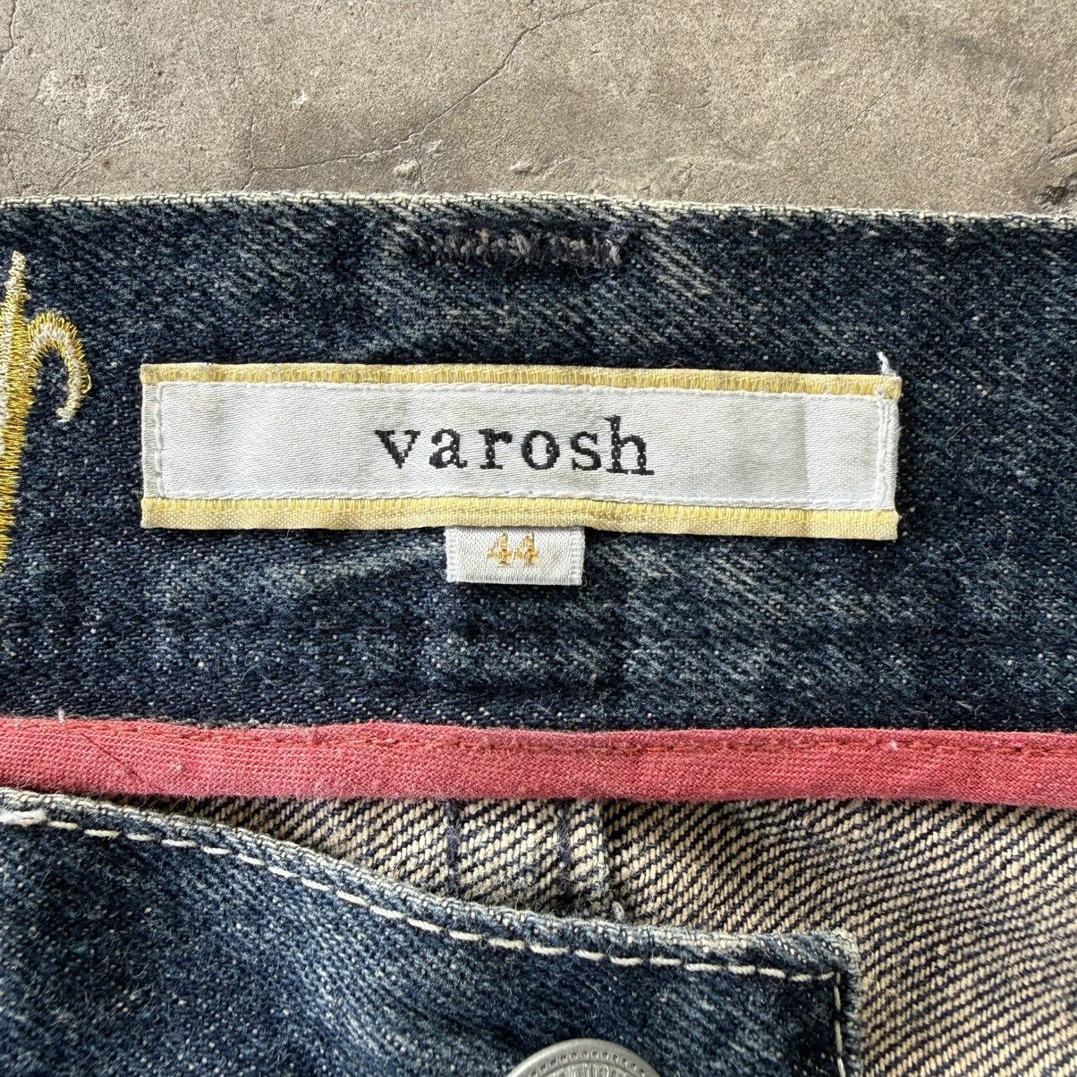 Japanese Brand W32 Vintage Varosh Selvedge Flare Boot cut Rusty Denim Jean Size US 32 / EU 48 - 13 Thumbnail