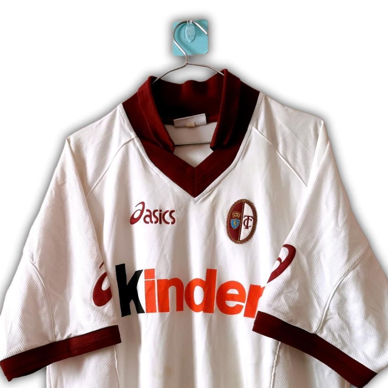 Asics Fc Torino 2001 2002 Away Shirt Jersey Maglia maillot Size US XL / EU 56 / 4 - 2 Thumbnail