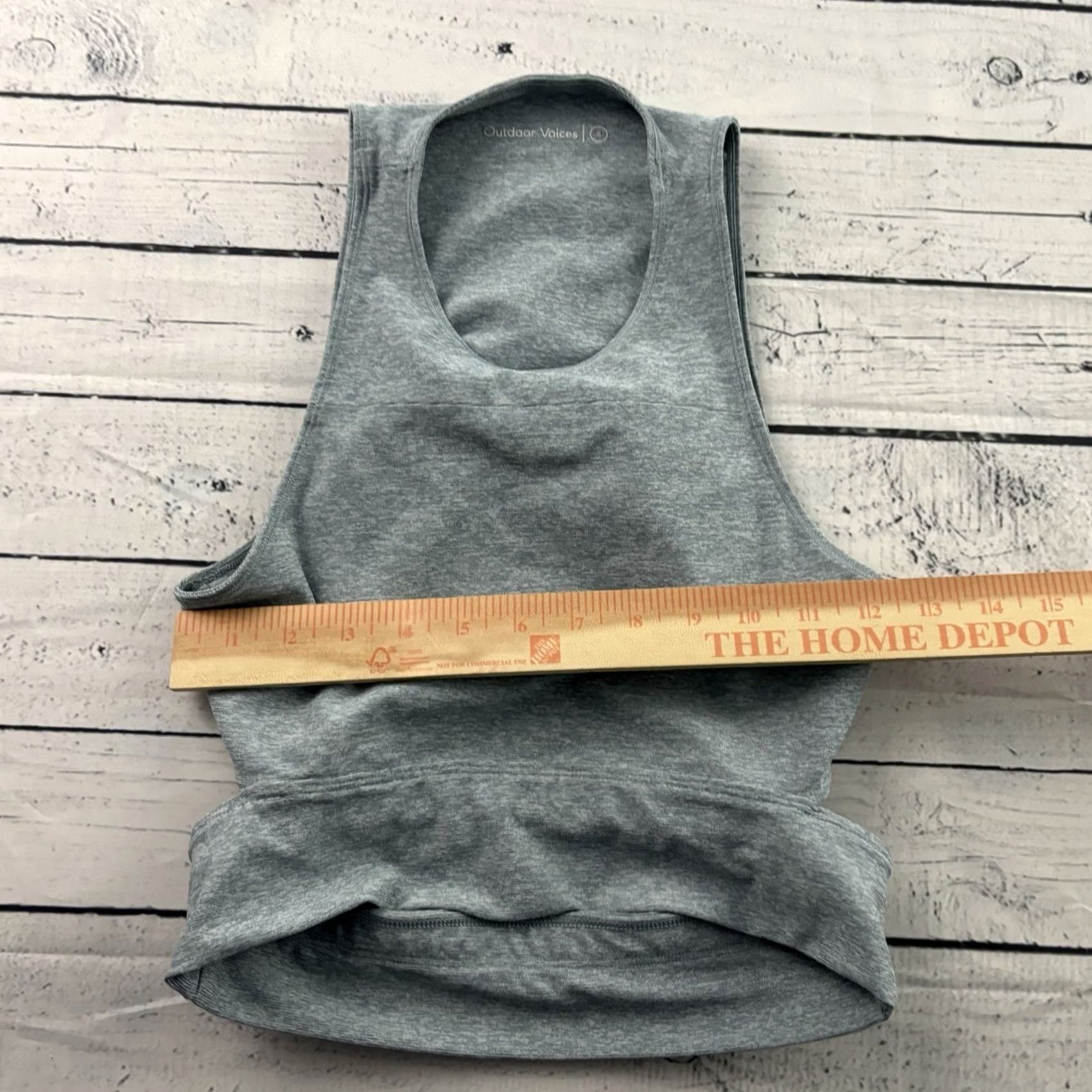 Outdoor Voices Outdoor Voices Sports Bra Women's Small Blue Gray Shirt Bra Womens S Blue Gray Sports Bra Size ONE SIZE - 4 Thumbnail