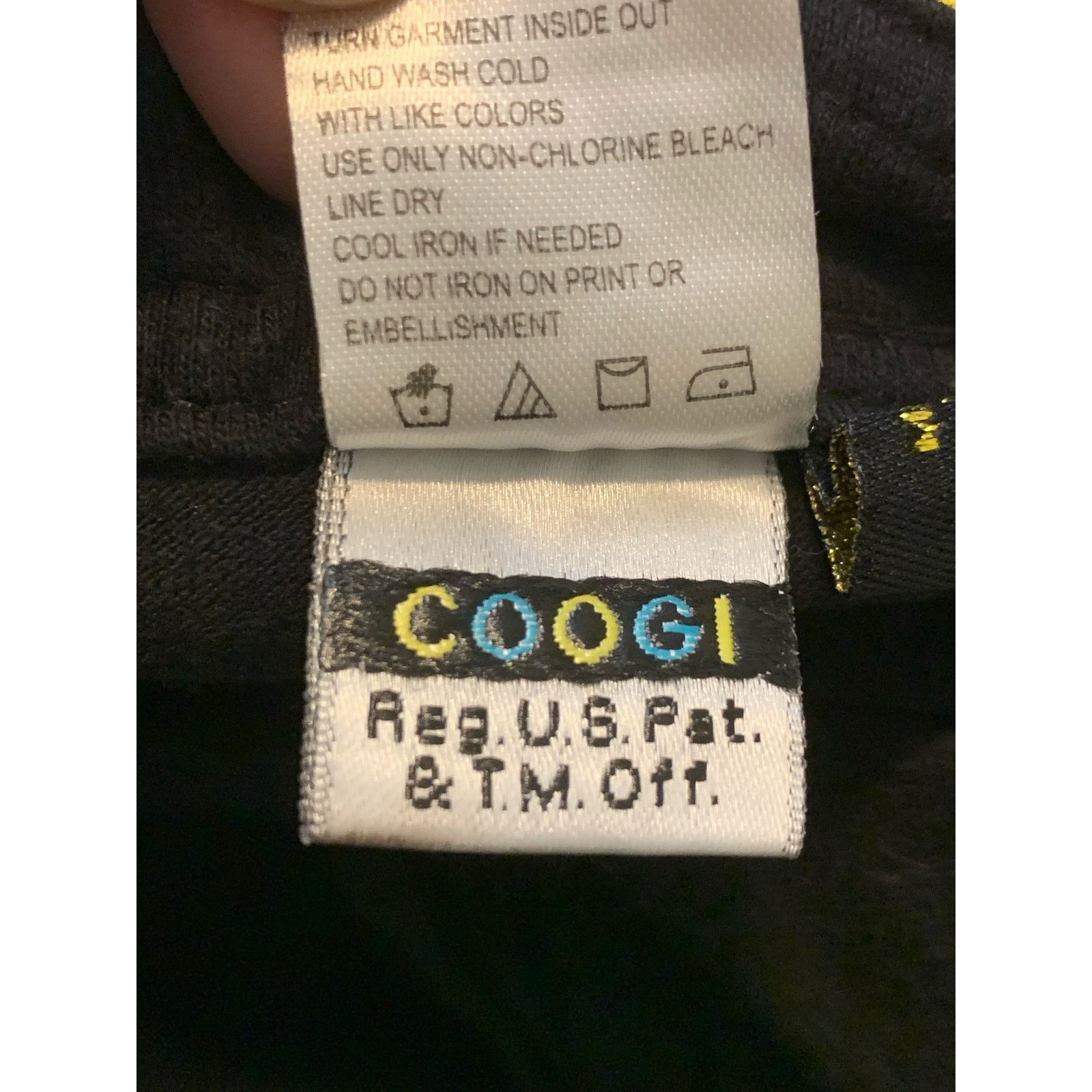 Coogi Coogi black embroidered stretch casual pants size 9/10 Size 32" / US 10 / IT 46 - 3 Thumbnail