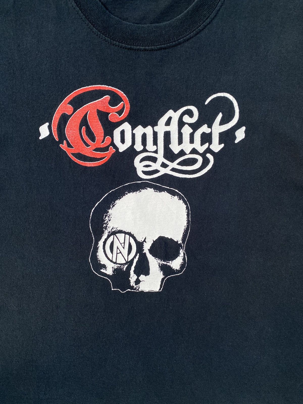 Band Tees Rare🔥Vintage 90s Conflict Anarcho Punk Band Tees Size US XL / EU 56 / 4 - 3 Thumbnail
