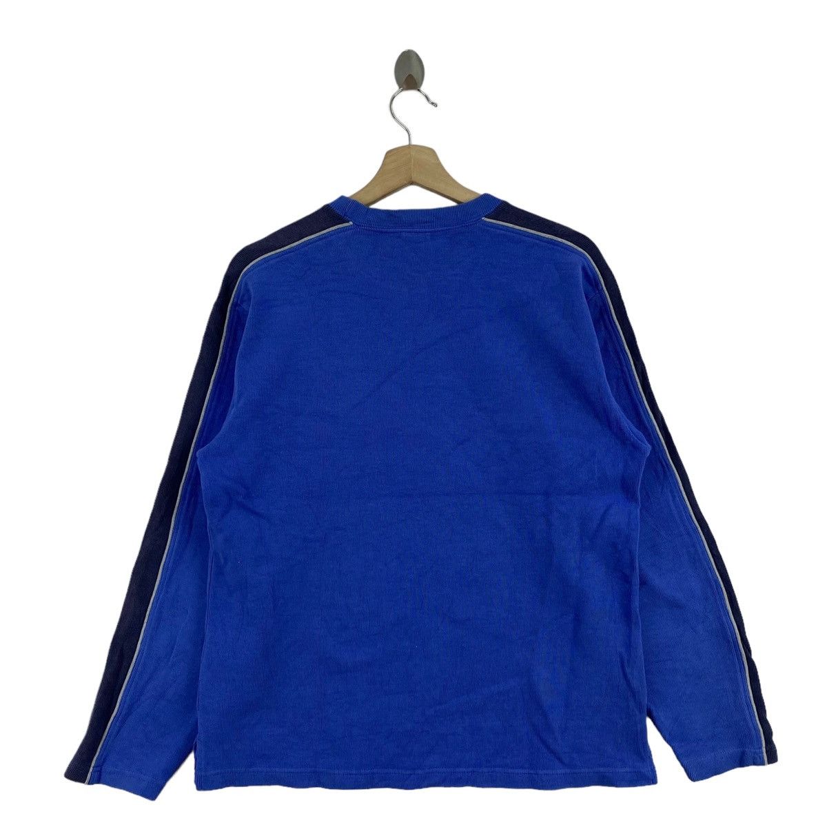 Converse CONVERSE ALL STAR Small Embroidered Brand Blue Sweatshirt Size US L / EU 52-54 / 3 - 2 Thumbnail