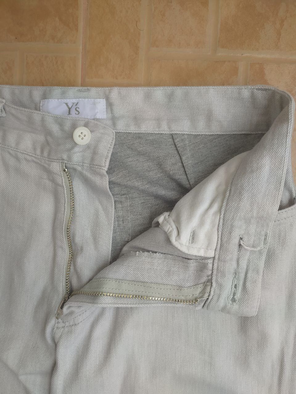 Y's Y’S DECONSTRUCTED GRAY JEANS PANTS SIZE 1 Size 25" / US 0 / IT 36 - 2 Thumbnail