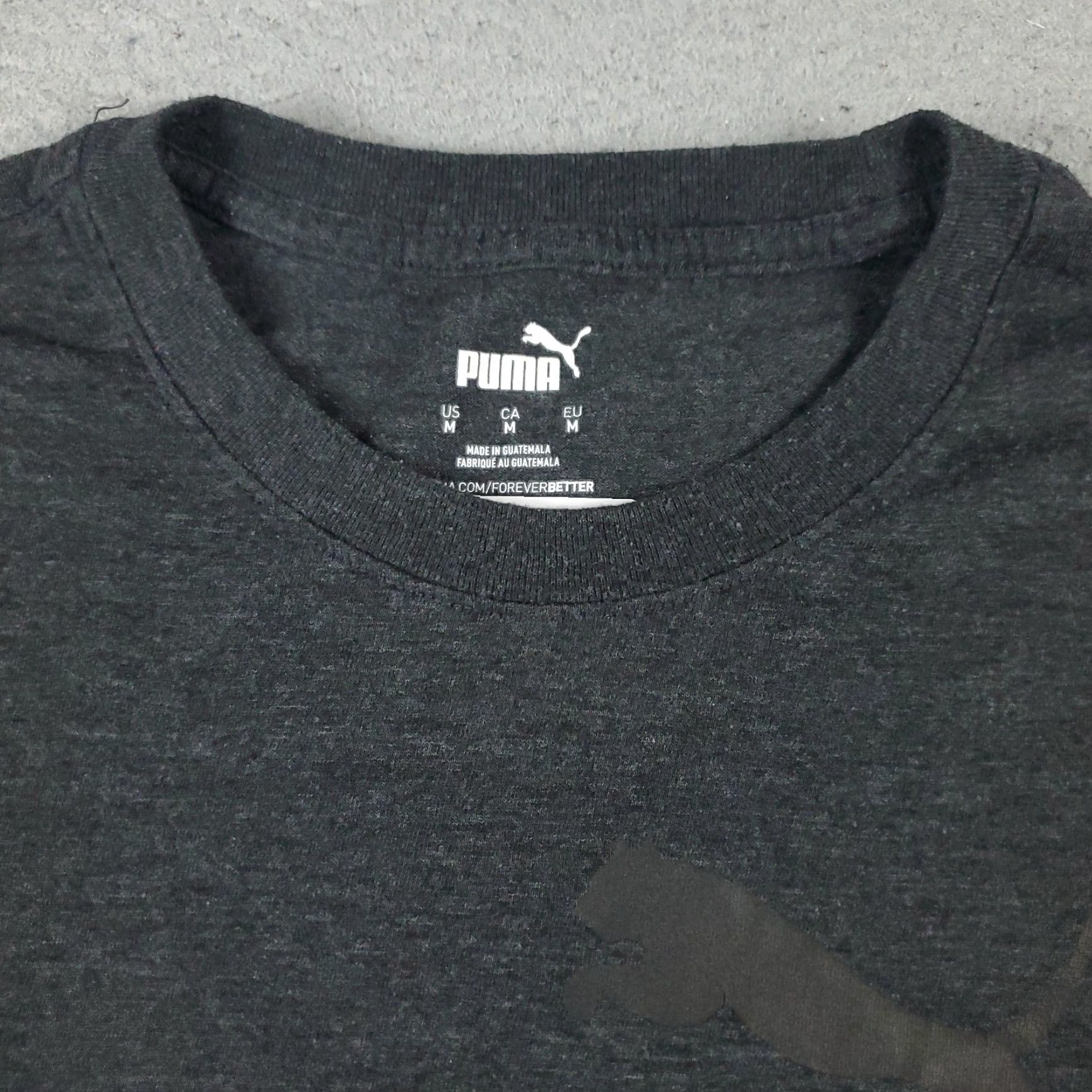 Puma Puma T Shirt Mens Size Medium Gray Logo Short Sleeve Casual Cotton Blend Crew Neck Vintage No Size US M / EU 48-50 / 2 - 3 Thumbnail