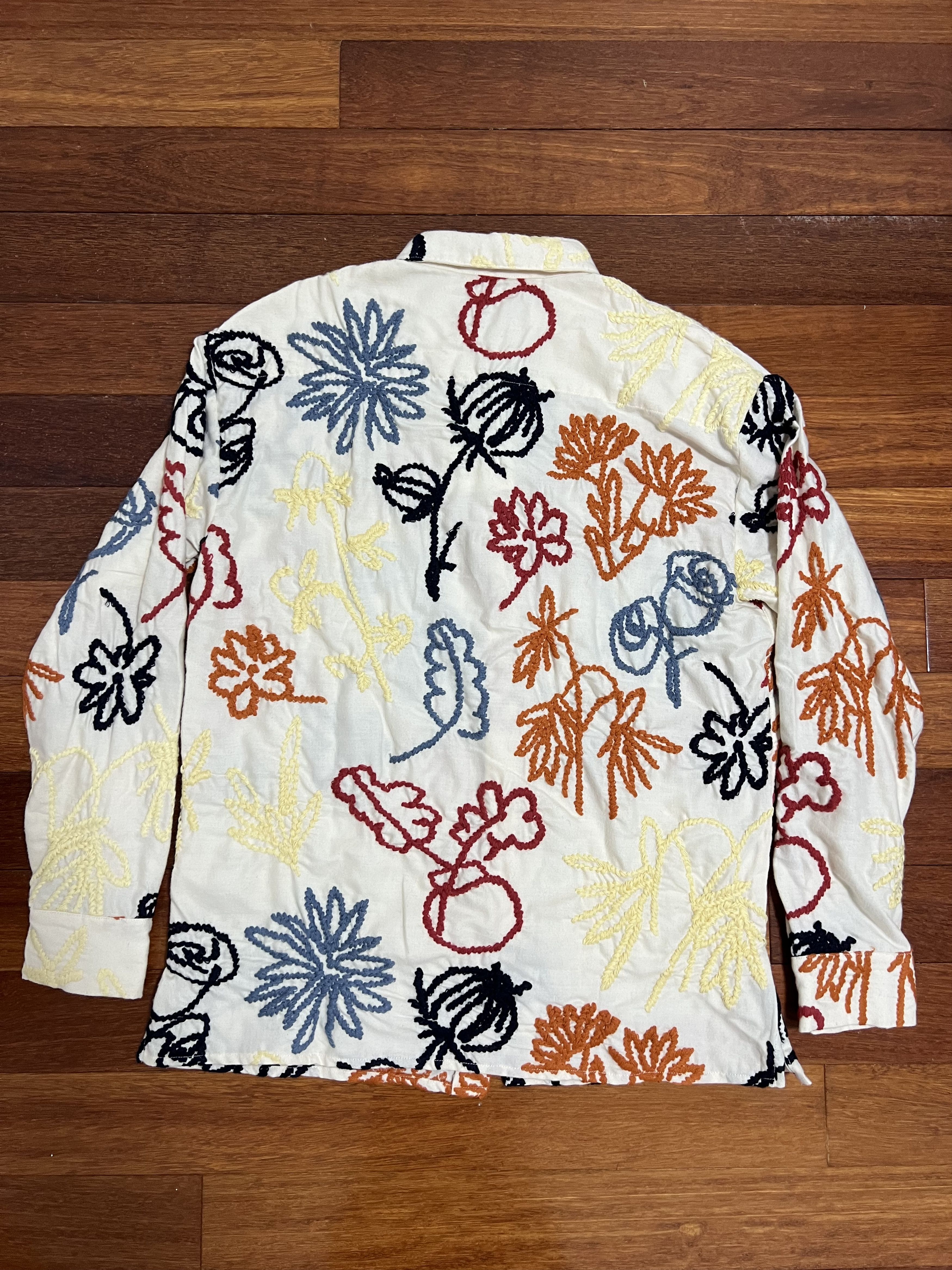 A Kind Of Guise 💚 AW23 A Kind Of Guise Pino Shirt Blooming Embroidery Size US M / EU 48-50 / 2 - 8 Thumbnail