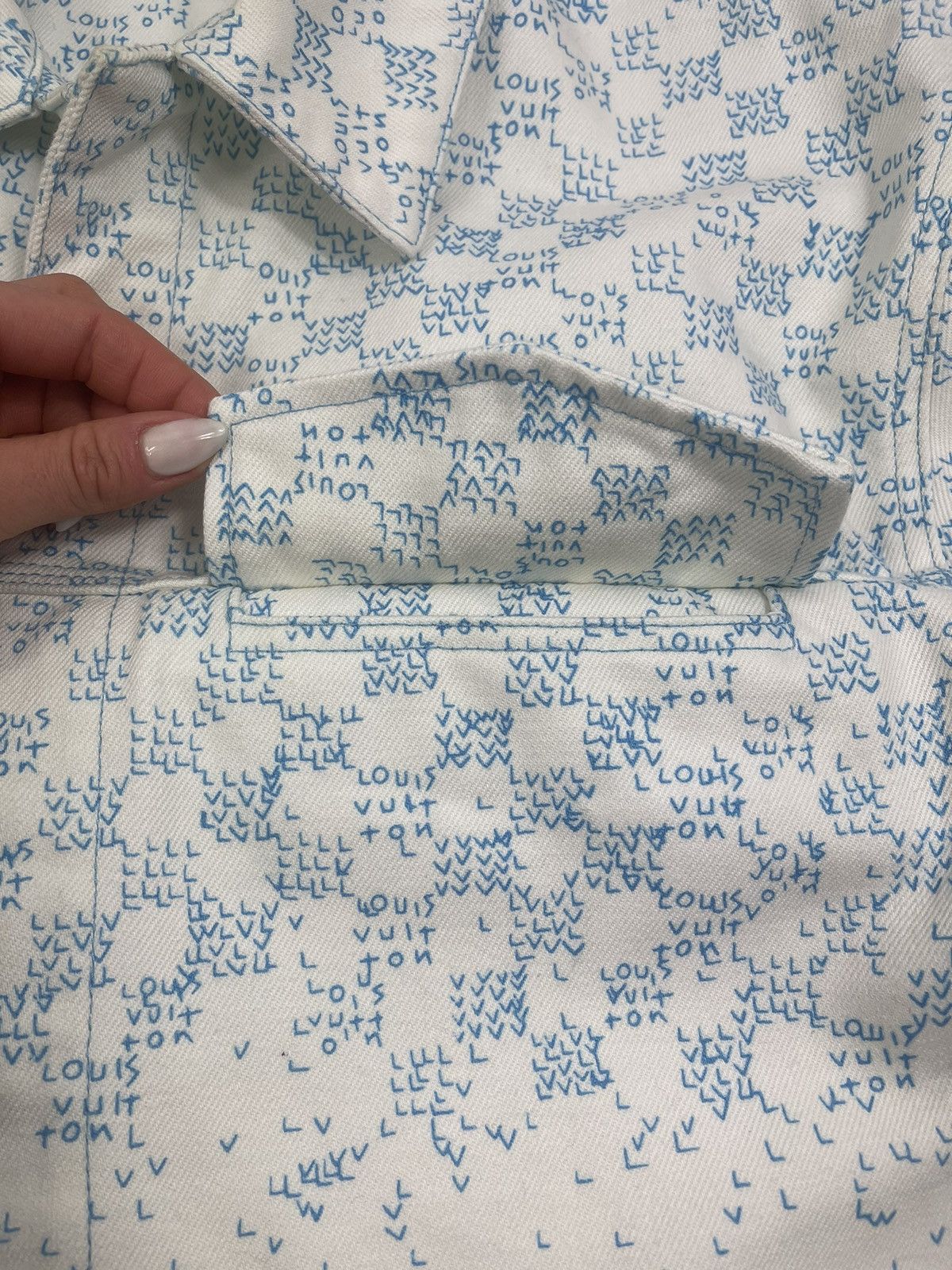 Louis Vuitton LANDSCAPE DENIM JACKET Size US XXL / EU 58 / 5 - 3 Thumbnail