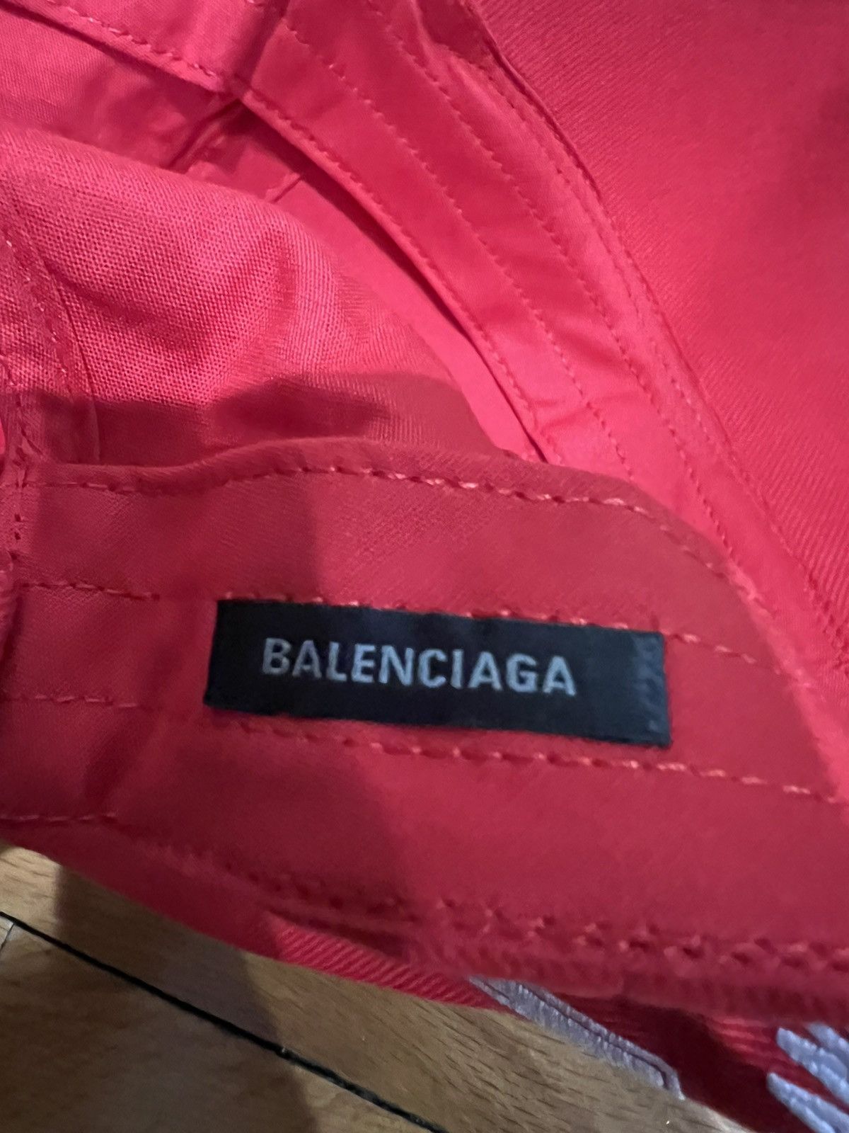 Balenciaga 2024 Soccer Crest Milan Paneled Cap (L) Size ONE SIZE - 6 Thumbnail
