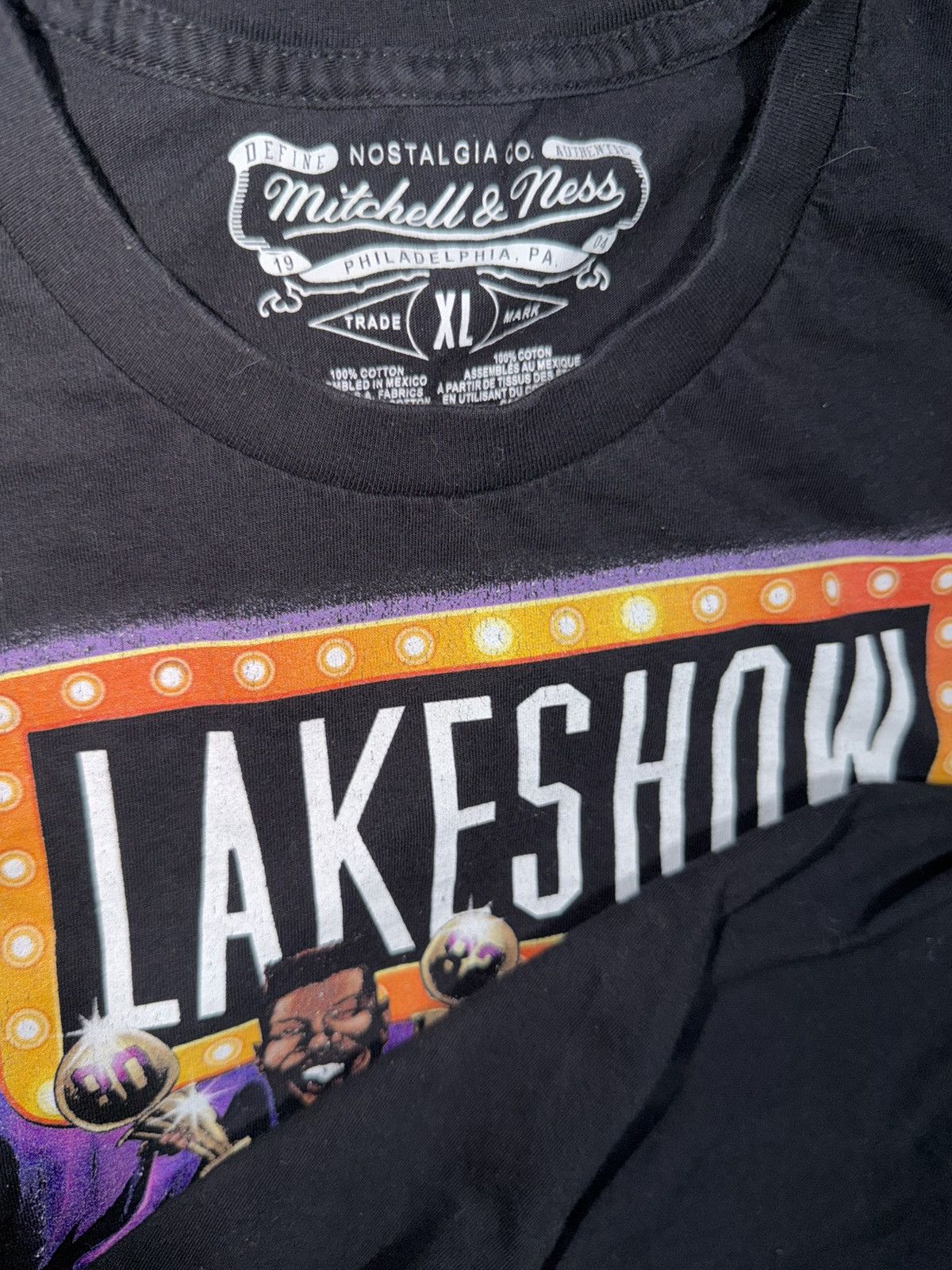 Mitchell & Ness LA Lakers Lake Shower legends NBA Mitchell & Ness t-shirt Size US XL / EU 56 / 4 - 5 Thumbnail