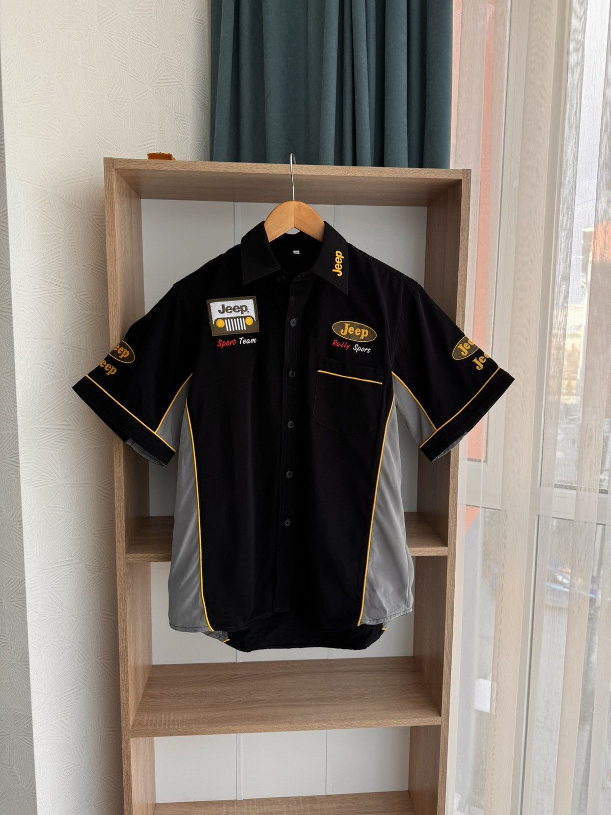Jeep × Vintage Vintage Jeep Racing Rally Team Button Up Shirt Size US M / EU 48-50 / 2 - 1 Thumbnail