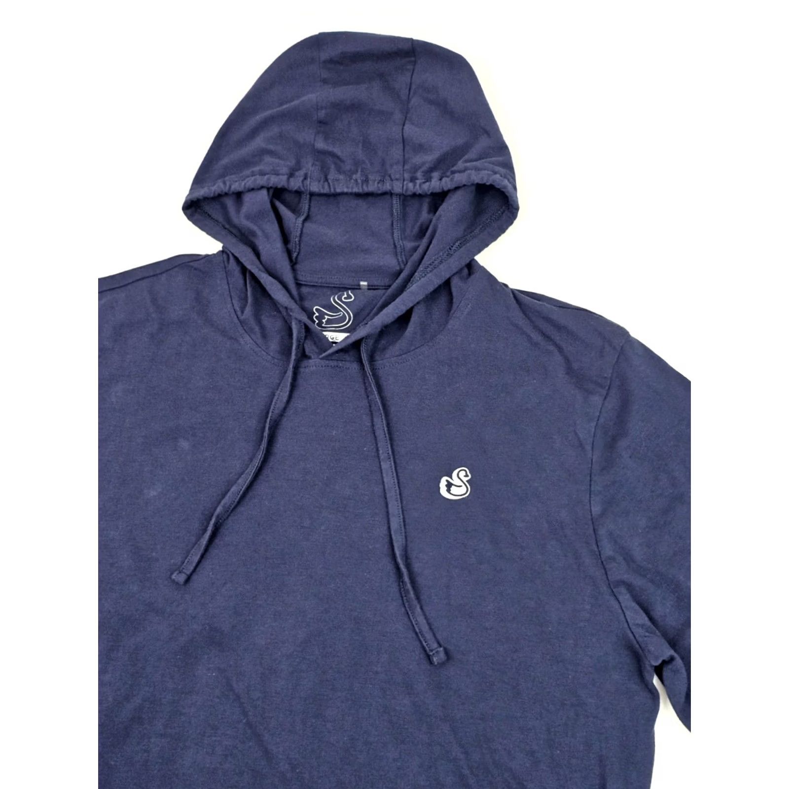 Vintage Swannies Bogey Train Golf Hoodie Pullover Men L Navy Blue Lightweight Graphic Slim/Regular Fit Commodities Size US L / EU 52-54 / 3 - 2 Thumbnail