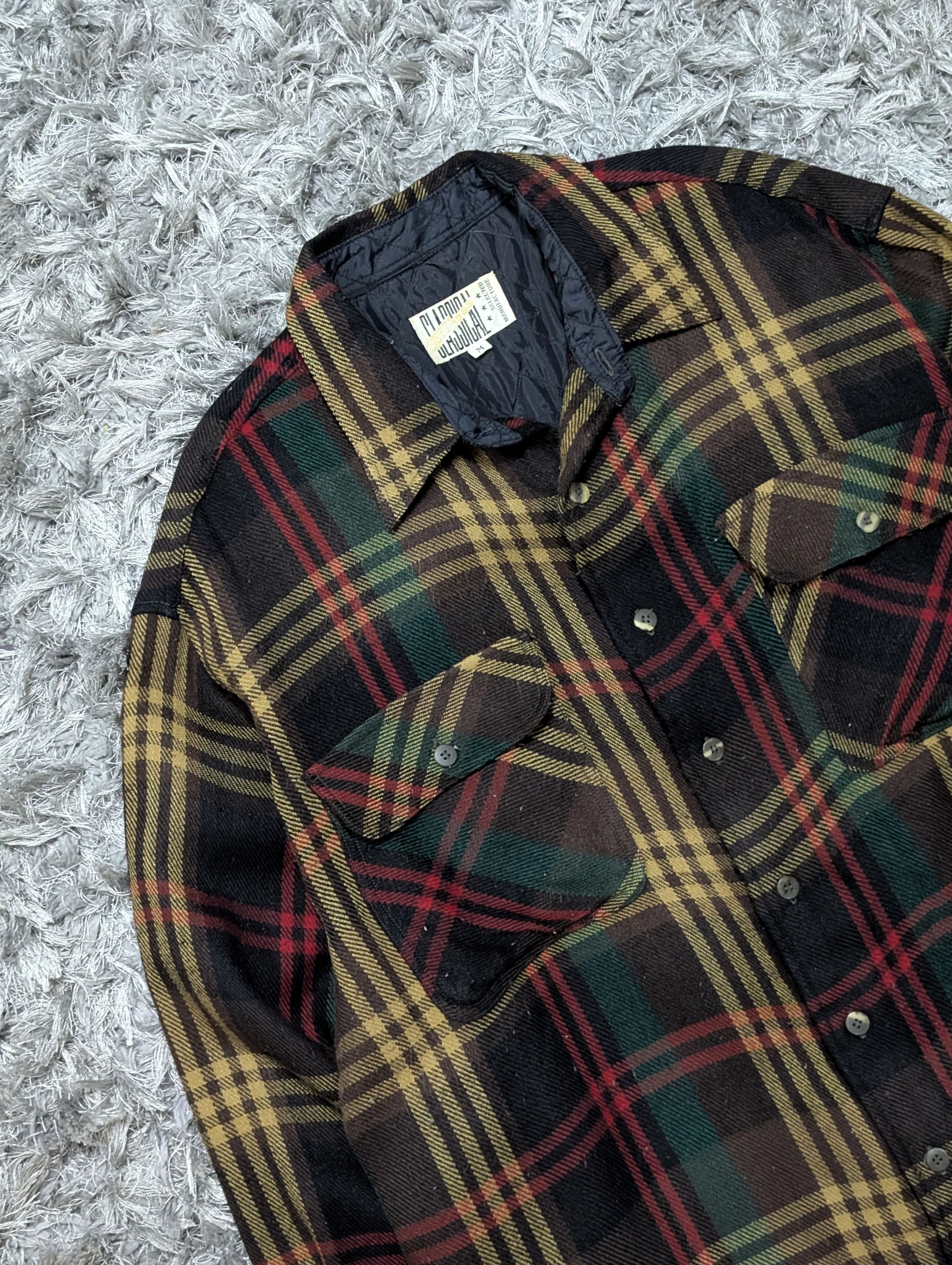 Vintage Classical Let's 1958 Checkered Flannel Jacket Button Up Size US M / EU 48-50 / 2 - 4 Thumbnail