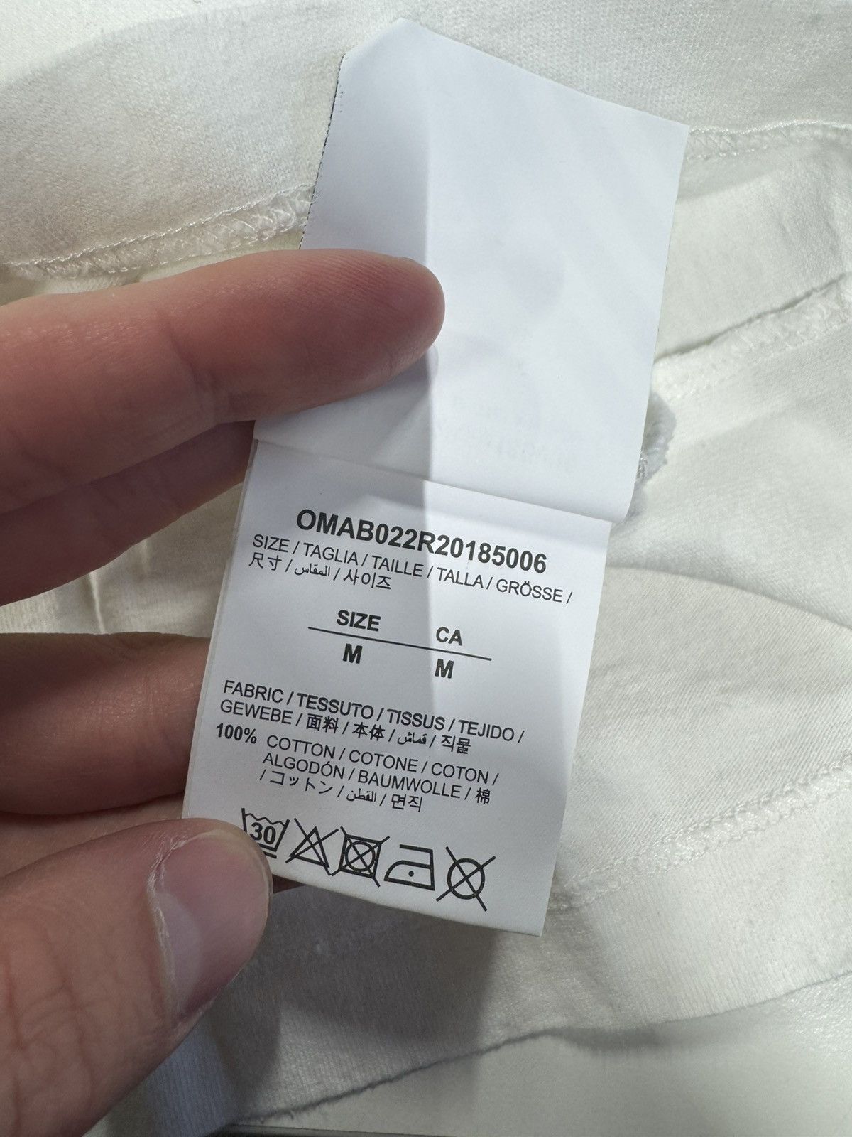 Off-White Off-White Golden Ratio Long Sleeve T-Shirt NEW 550$ Size US M / EU 48-50 / 2 - 7 Thumbnail