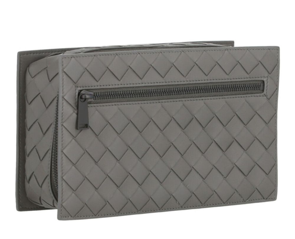 Bottega Veneta o1n1vont1124 Size: OS / Interccio/15 VN Travel Case in Grey Size ONE SIZE - 2 Thumbnail