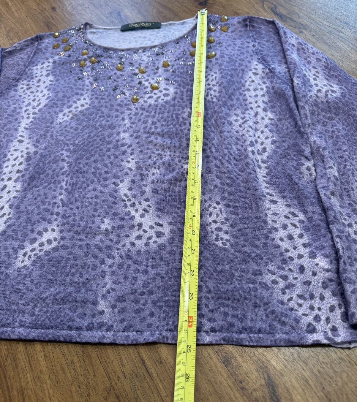 Marina Rinaldi Marina Rinaldi Sweater Blouse ITALY Lana Wool Japan Cheetah Size XL / US 12-14 / IT 48-50 - 11 Thumbnail