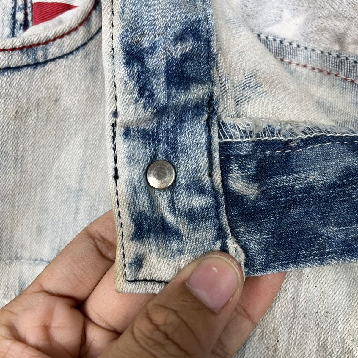 Jean Vintage ILDF Punk Distressed Motive Denim Size US 34 / EU 50 - 17 Thumbnail