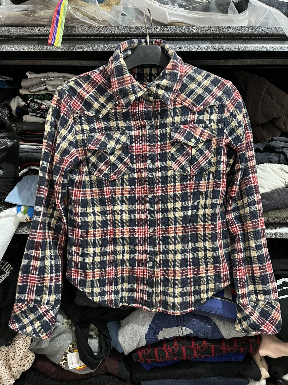 Hysteric Glamour 💸BINDINGOFFER💸Caroll poem flannel Size S / US 4 / IT 40 - 2 Thumbnail