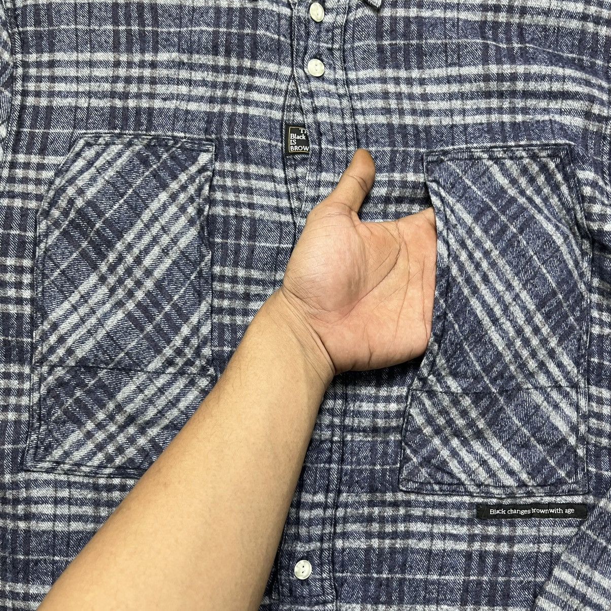 Blue Blue Japan The black is brown albini best cotton flannel shirt Size US M / EU 48-50 / 2 - 10 Thumbnail