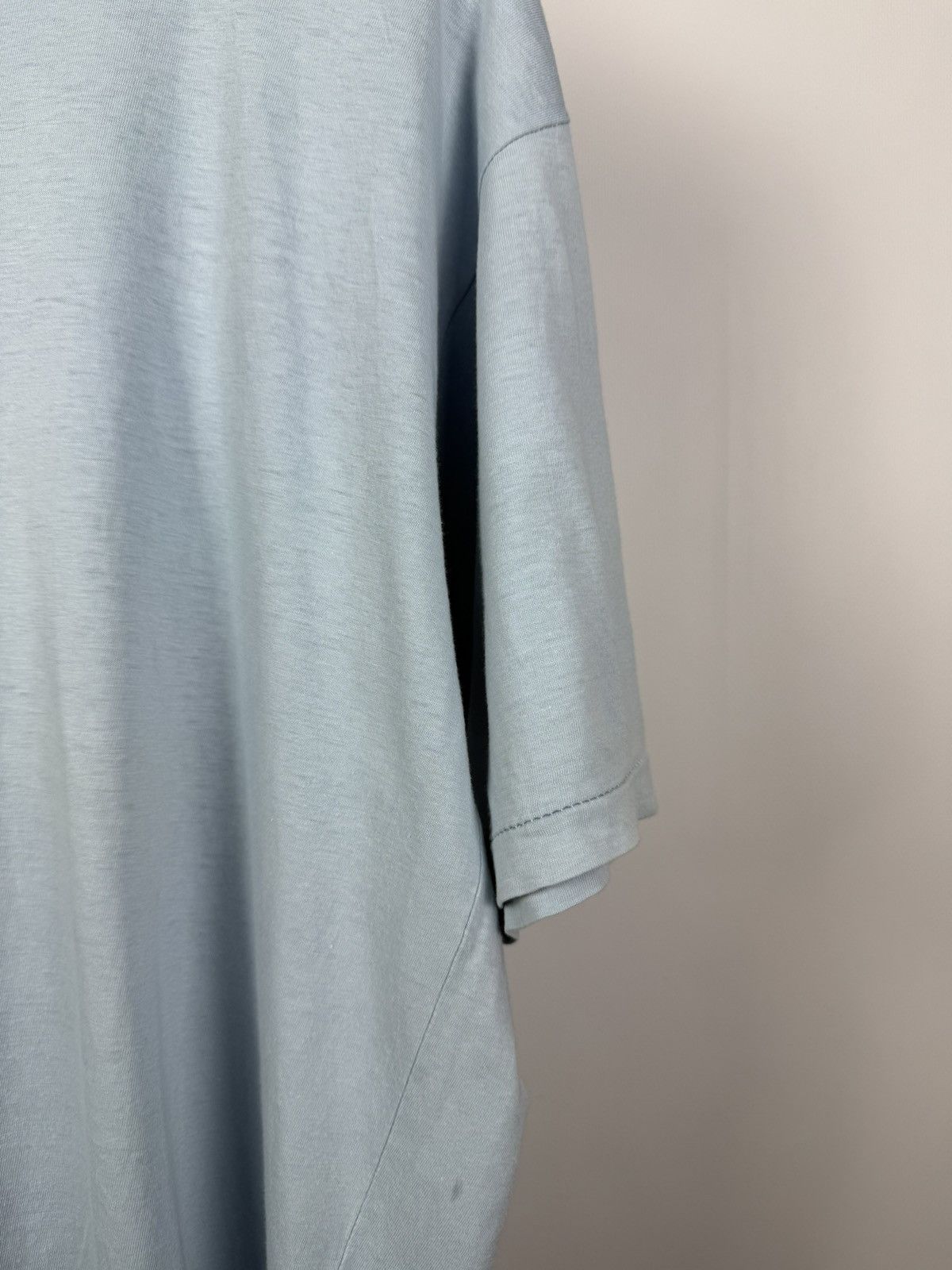 Japanese Brand × Vintage Vintage 80s Japanese Style Faded Blank Tee shirt Y2K rare Size US L / EU 52-54 / 3 - 3 Thumbnail