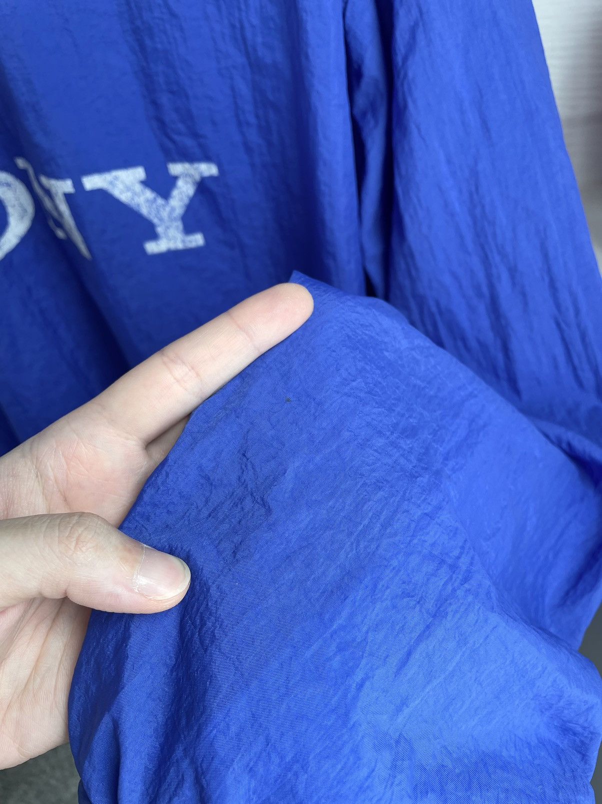 Sony × Vintage VINTAGE SONY BLUE NYLON JACKET Size US XXL / EU 58 / 5 - 9 Thumbnail