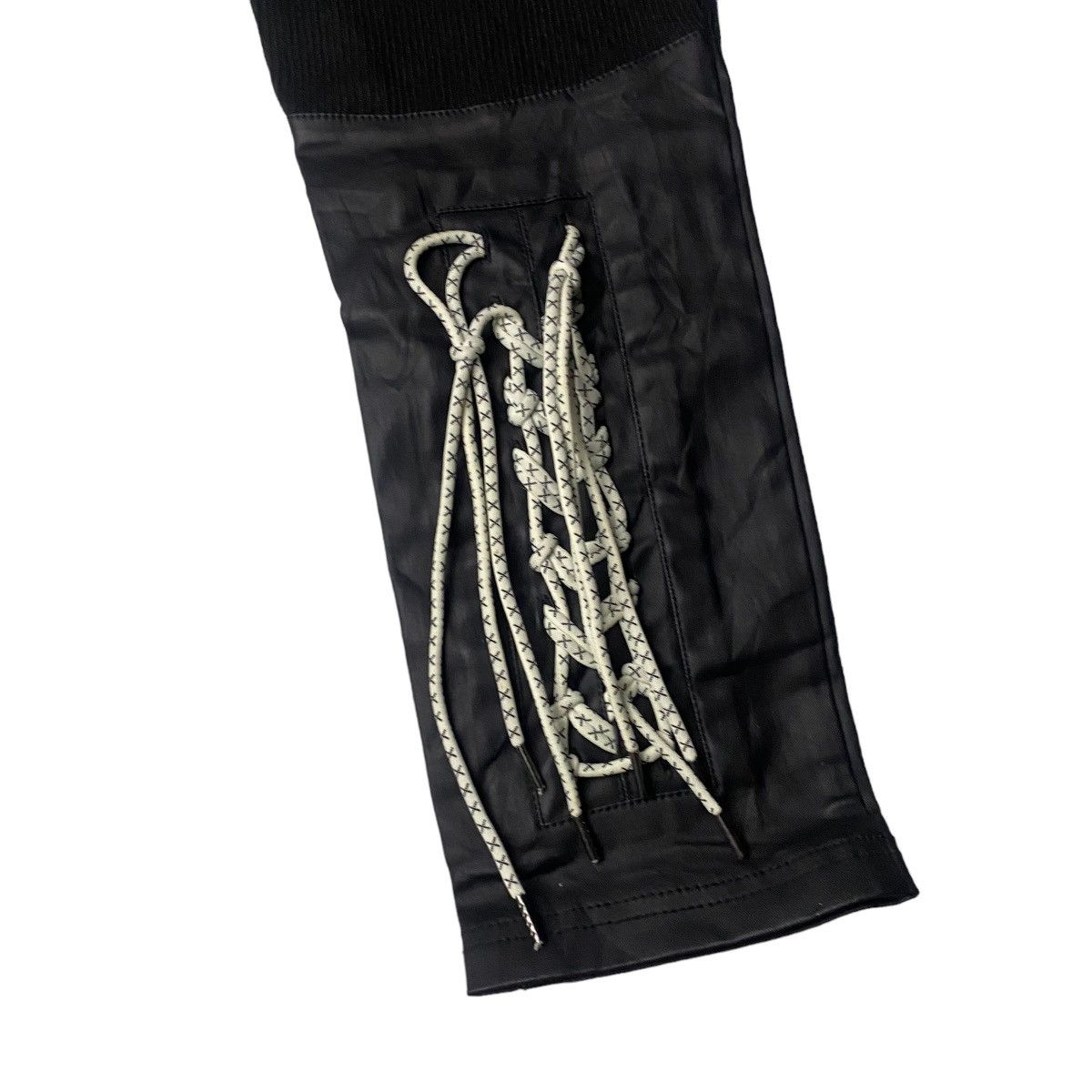 If Six Was Nine × Japanese Brand 2000's Xfrm Gallery Laced Up Leather Biker Pants Size US 30 / EU 46 - 7 Thumbnail
