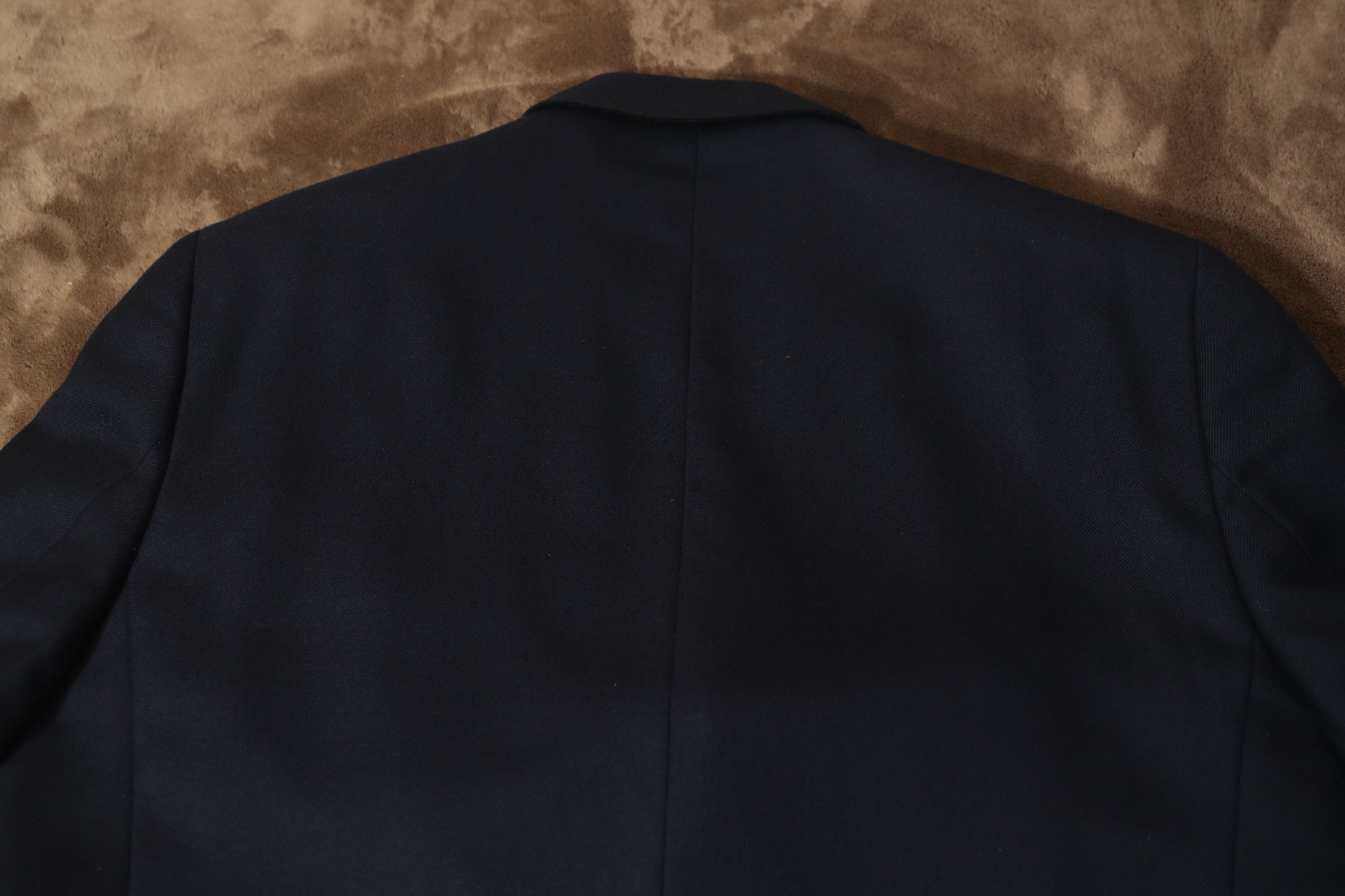 Saks Fifth Avenue Saks 5th Ave Cashmere Navy Suit Jacket (42R) Size 42R - 13 Thumbnail