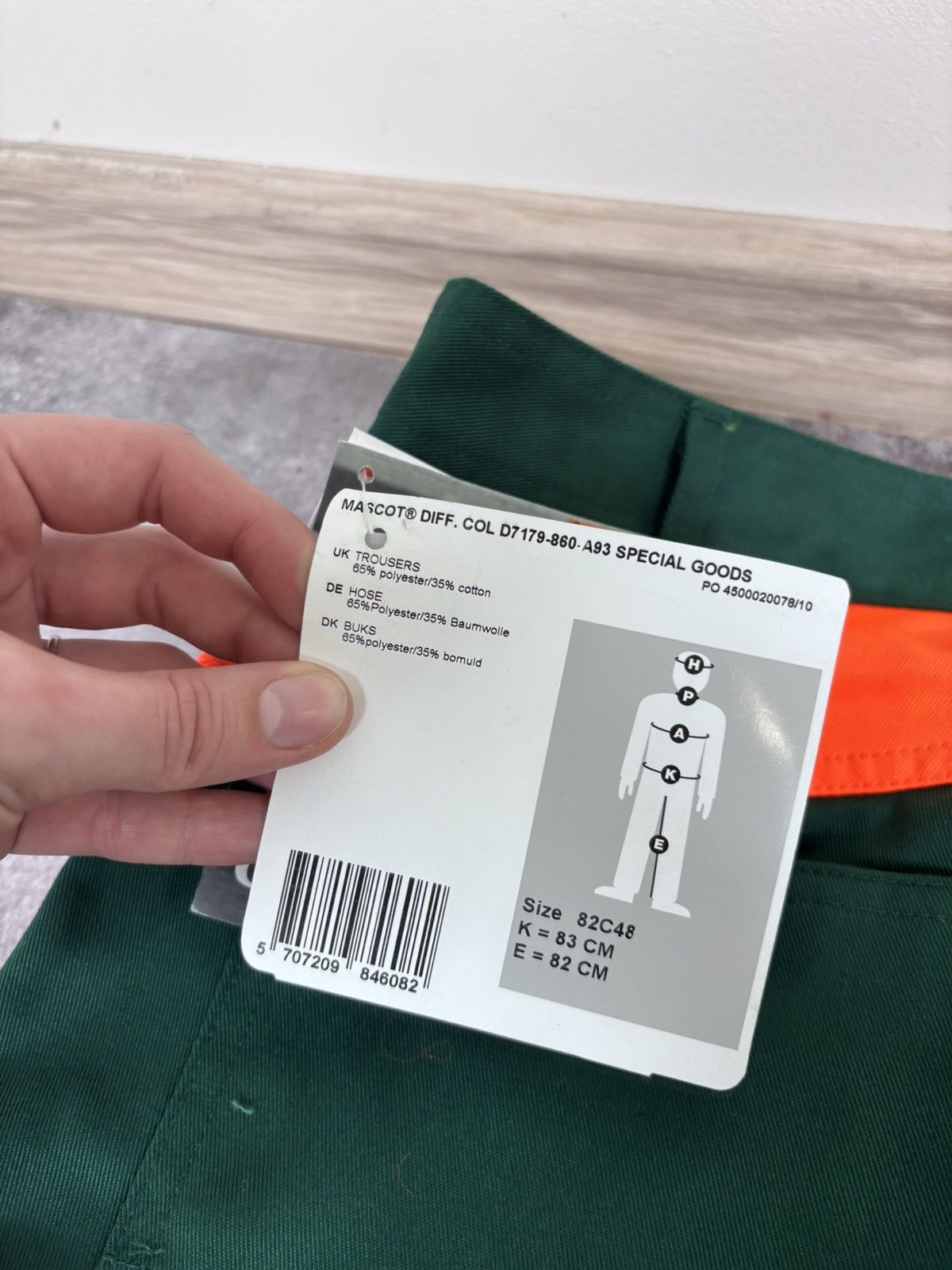 Other Mascot Men’s NWT Reflective Green/Orange Safety Cargo Pants Size US 32 / EU 48 - 17 Thumbnail