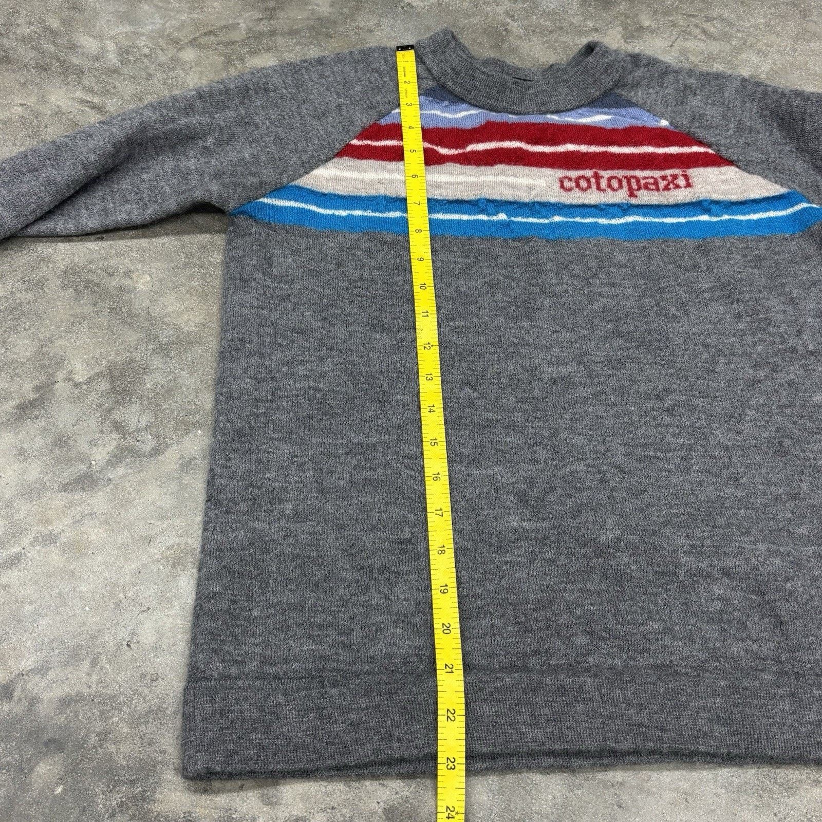 Cotopaxi Cotopaxi Libre Llama Unisex Sweater Gray Red White Blue Size M / US 6-8 / IT 42-44 - 10 Thumbnail