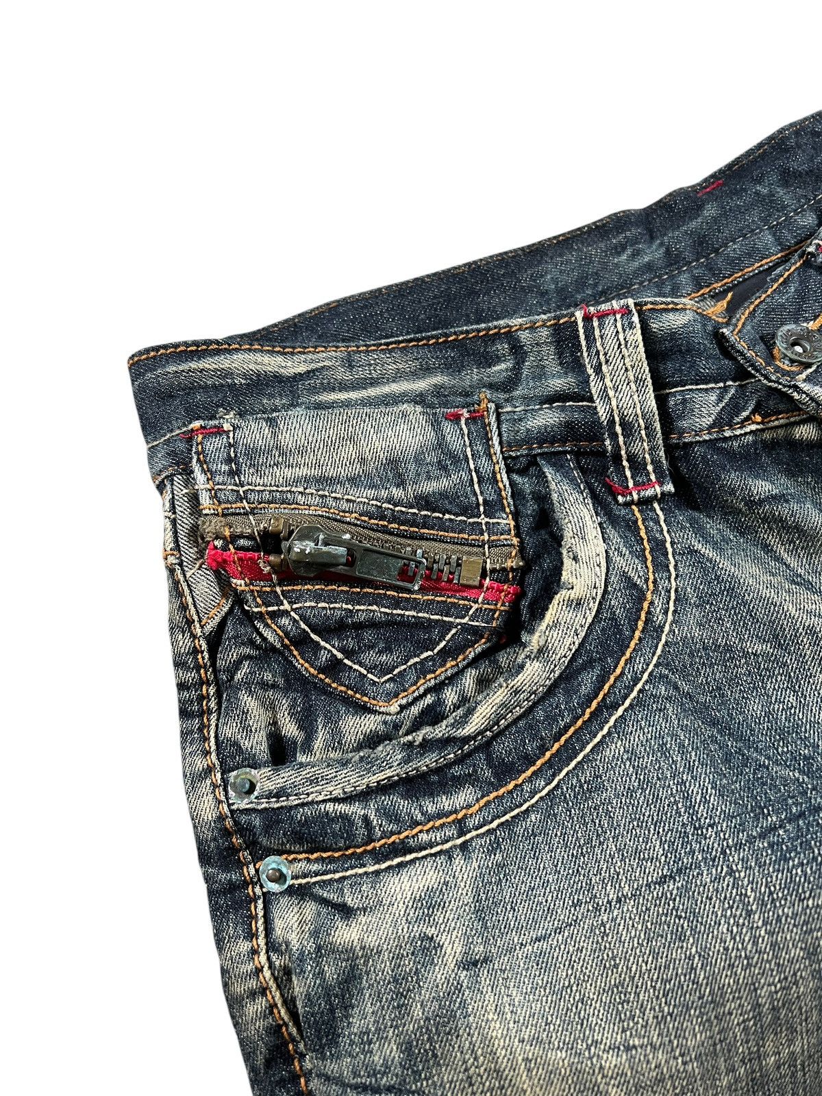 If Six Was Nine × Japanese Brand × semanticdesign Semantic Design Boot Cut Denim Size 32" / US 10 / IT 46 - 13 Thumbnail