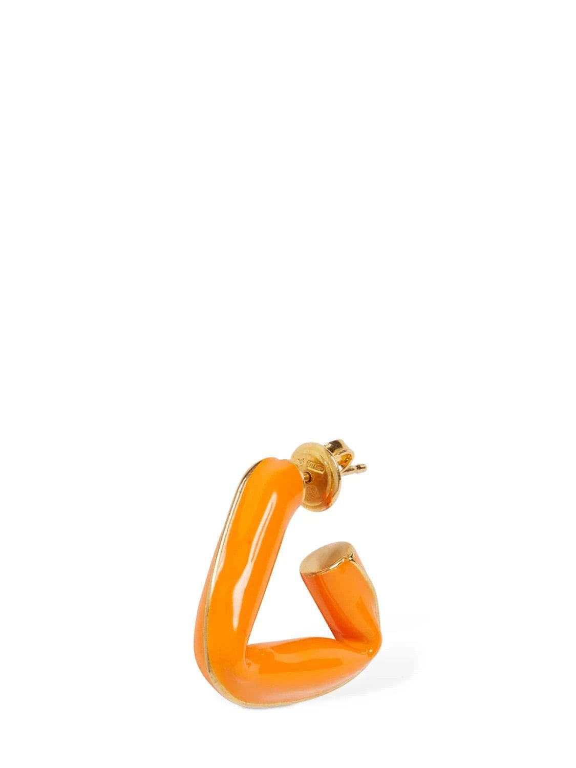 Bottega Veneta o1n1vont1124 Size: OS / Fold Earrings in Orange Size ONE SIZE - 3 Thumbnail