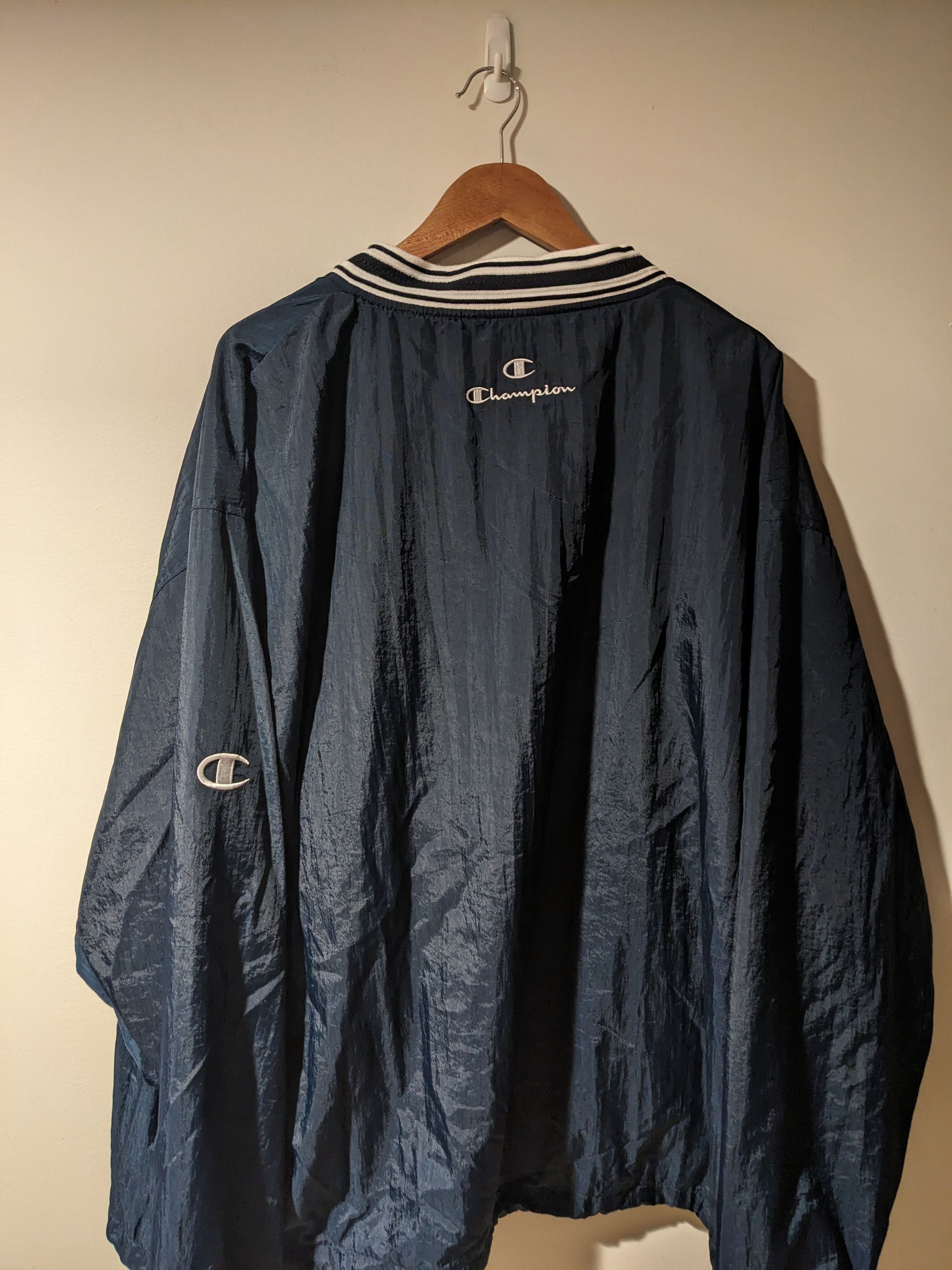 Champion × Vintage Vintage 90s New York Yankees Scranton Railriders Windbreaker Size US XXL / EU 58 / 5 - 5 Thumbnail