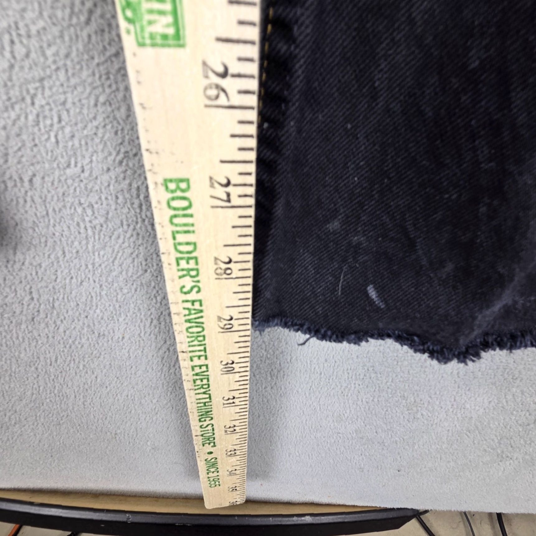 Levi's VTG Levi's 501 Jeans Button USA Distressed Black 29x29 Regular Mens Straight Denim Pants Jeans 501 Relaxed Fit Size US 29 - 4 Thumbnail