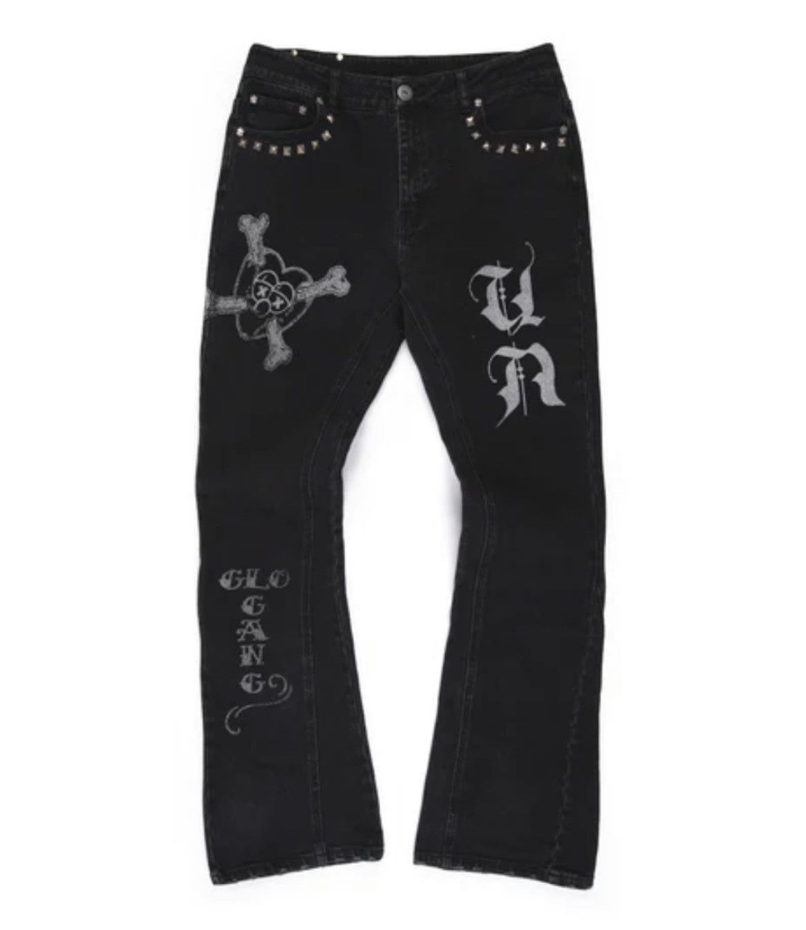 Ed Hardy × Glo Gang × Unknown London Unknown London x Glo Gang x Cheif Keef Jeans Size US 32 / EU 48 - 1 Thumbnail