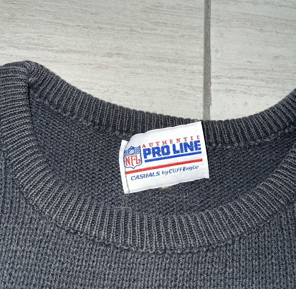 NFL × Pro Line Raiders Pro Line Vintage Knit Sweater Size US L / EU 52-54 / 3 - 2 Thumbnail