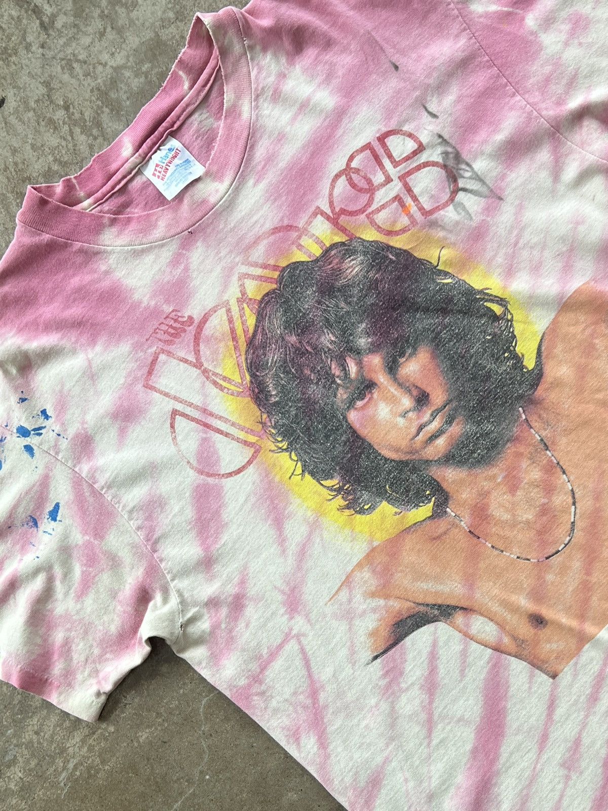 Band Tees Vintage The Doors Jim Morrison Tie Dye Tee Large Size US L / EU 52-54 / 3 - 1 Thumbnail