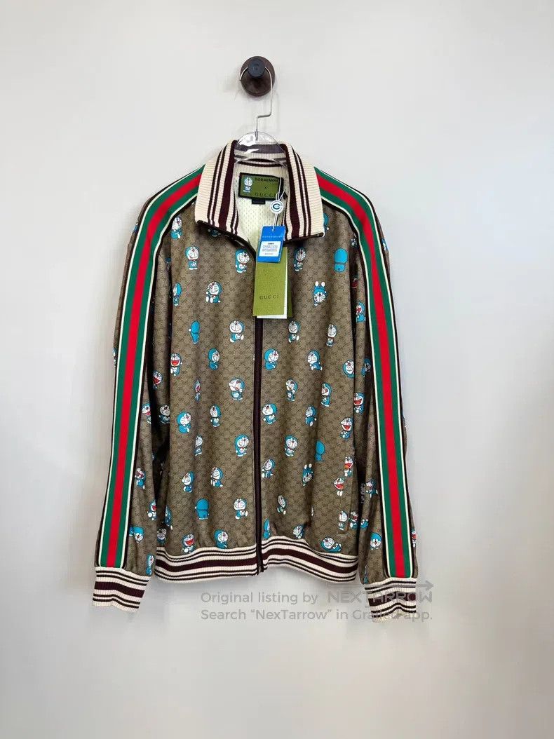 Gucci Gucci Doraemon co-branded old flower full print logo zippe Size US XXS / EU 40 - 1 Thumbnail
