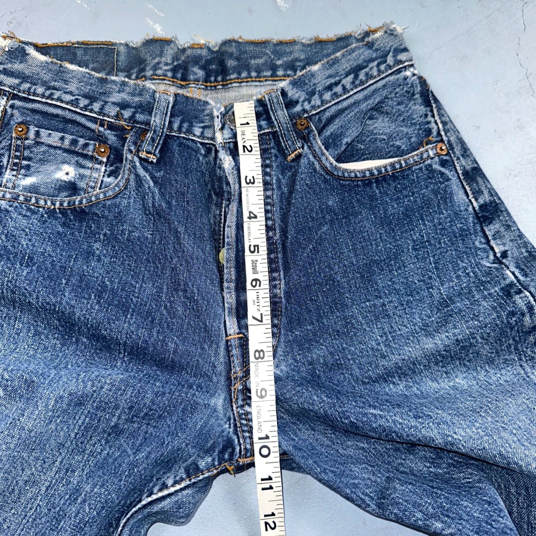 Levi's VINTAGE Levi's 501 XX Jeans 28x32 USA Big E 60s 70s Straight Button Fly Denim Blue Cotton Size US 28 / EU 44 - 6 Thumbnail