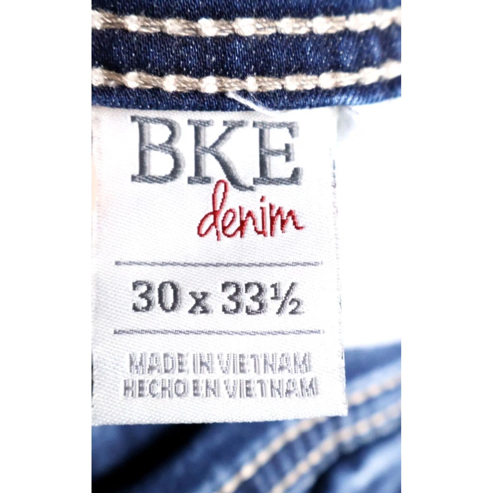 Vintage BKE Payton Jeans Women's 34 x 32 Denim Low Rise Skinny Stretch Blue 5-Pocket Design Slim Regular Cotton-Lycra Zip Fly Mens? Size 24" / US 00 / IT 34 - 4 Thumbnail
