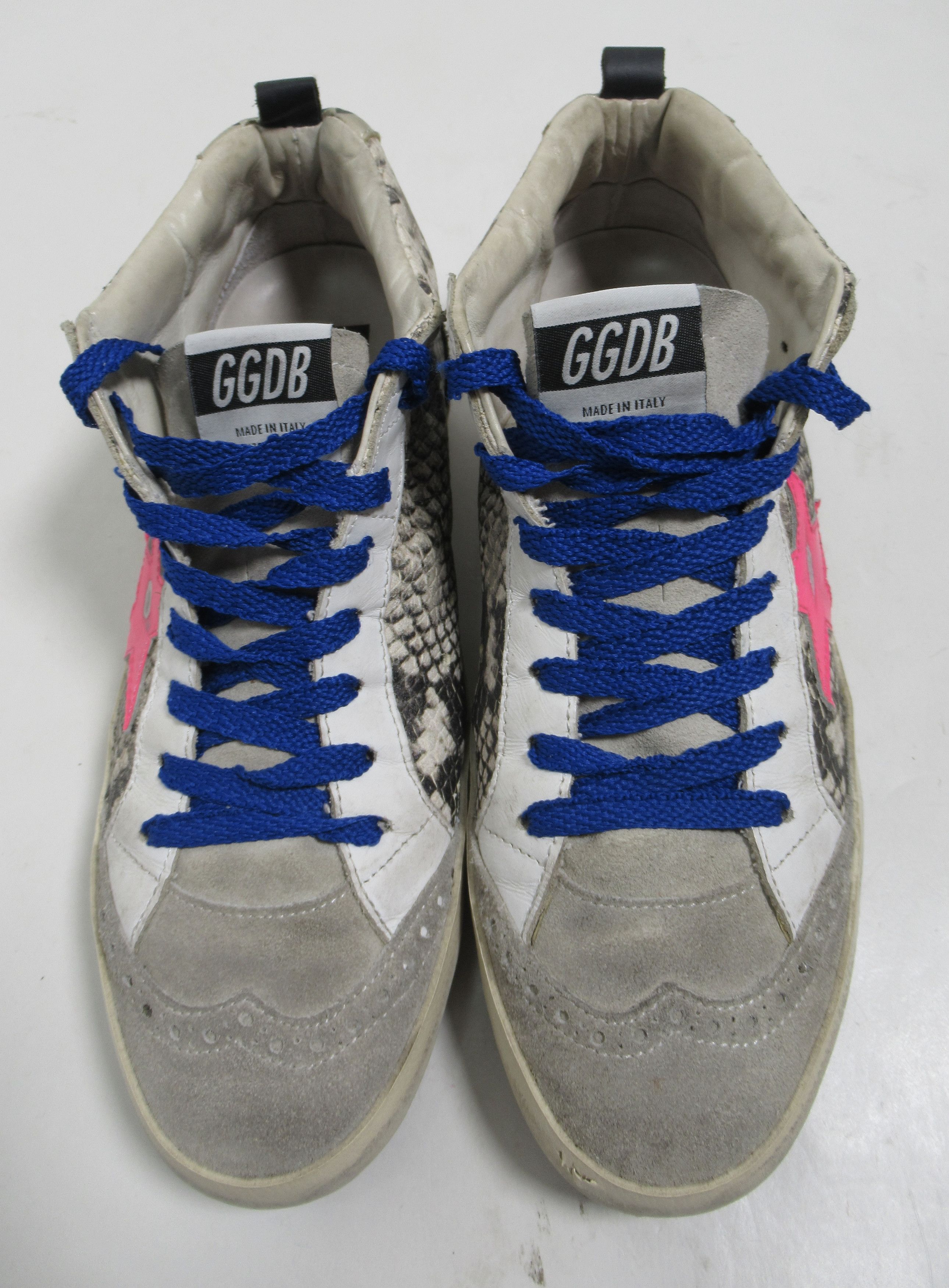 Golden Goose Golden Goose Mid Star Python Print Wingtip Sneakers 9 US Size US 9 / IT 39 - 2 Thumbnail