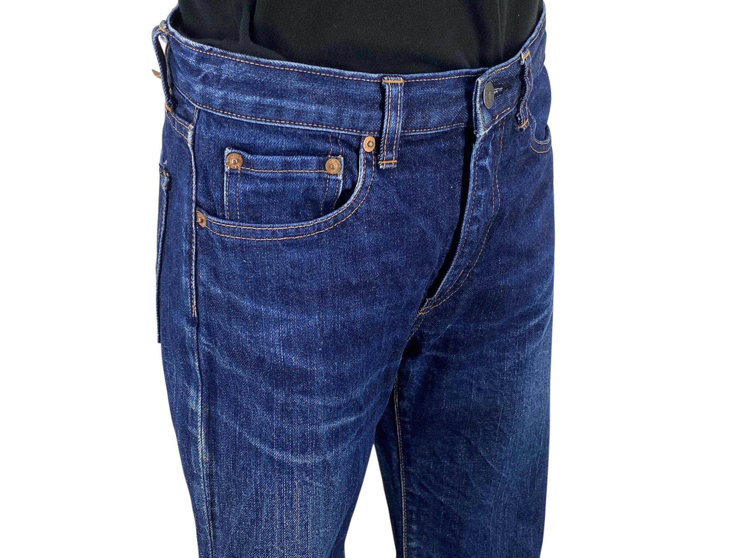 Japanese Brand HRM Tapered Leg Jeans Size US 28 / EU 44 - 5 Thumbnail
