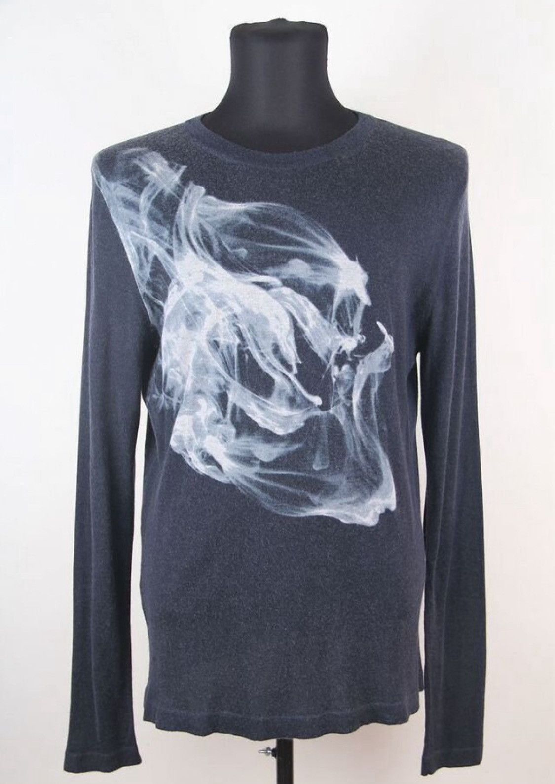 Hermes Hermes Cashmere Print Abstract Sweater Long Sleeve Jumper Size US XL / EU 56 / 4 - 1 Thumbnail