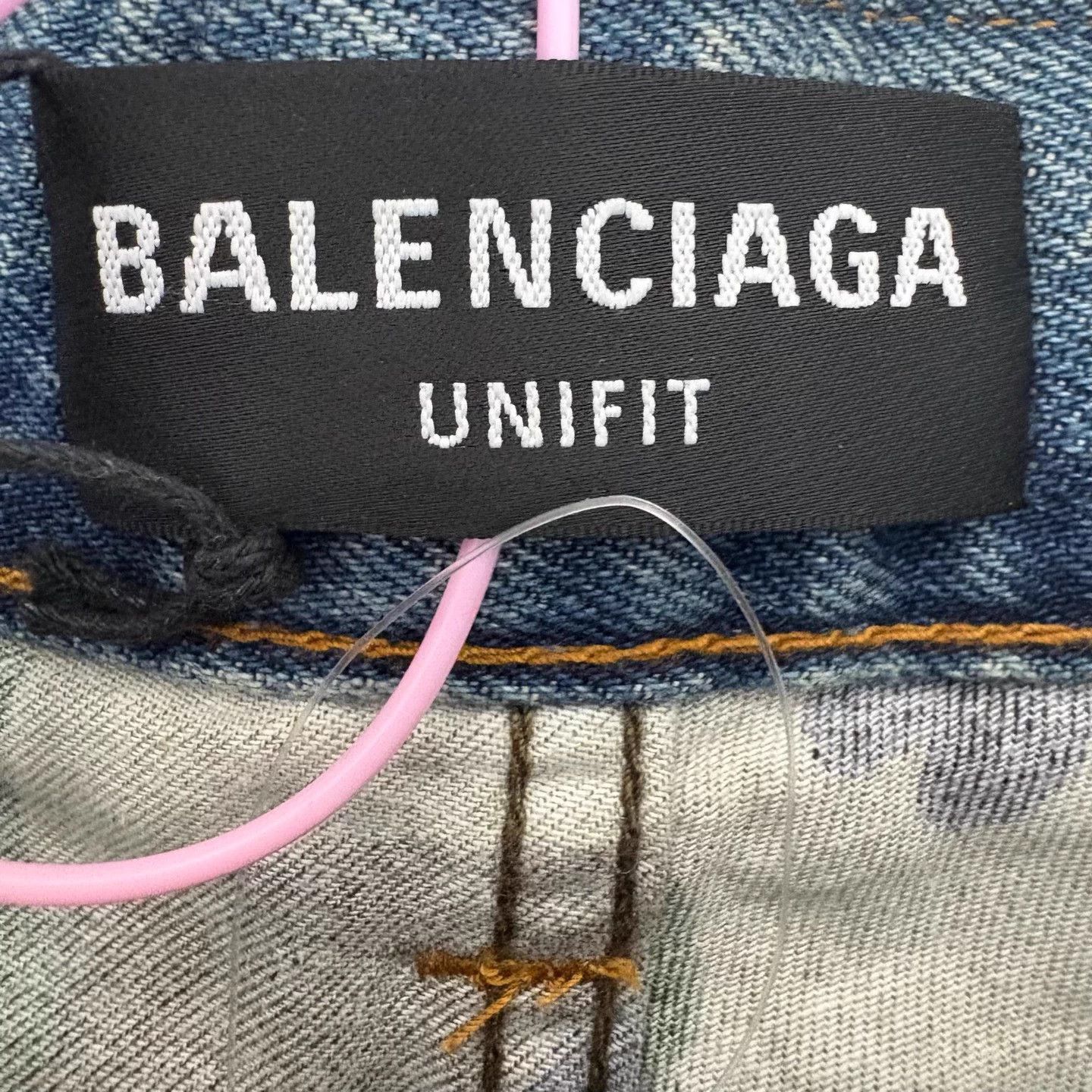 Balenciaga Balenciaga Distressed Camo Two-Tone Denim Jeans XXS Size US 26 / EU 42 - 3 Thumbnail