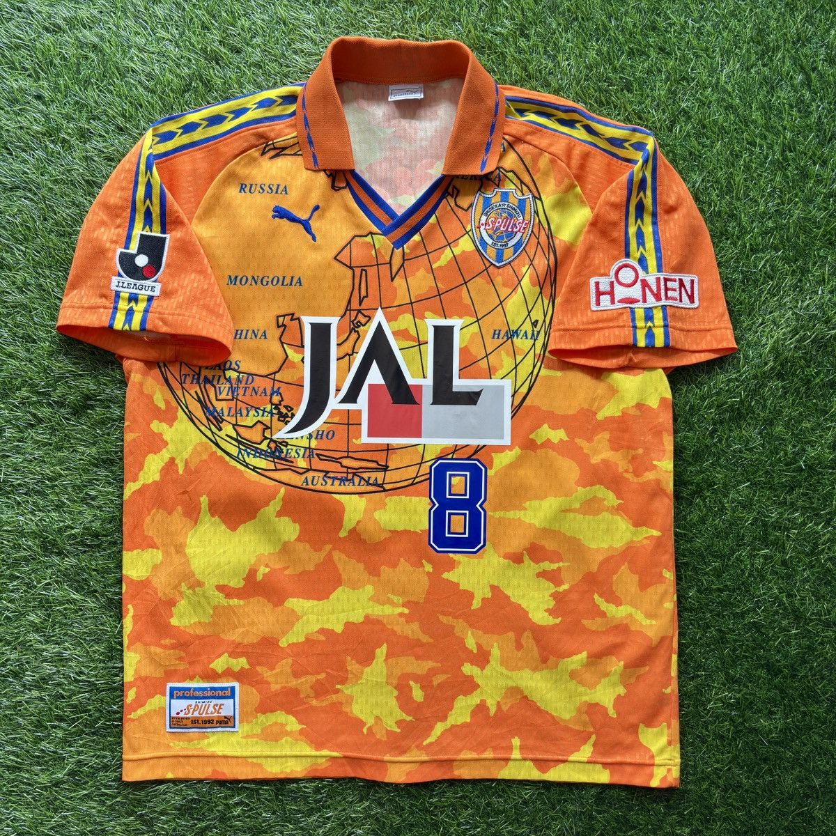 Puma Shimizu S Pulse Home 1996 Alex #8 Soccer Jersey | Grailed