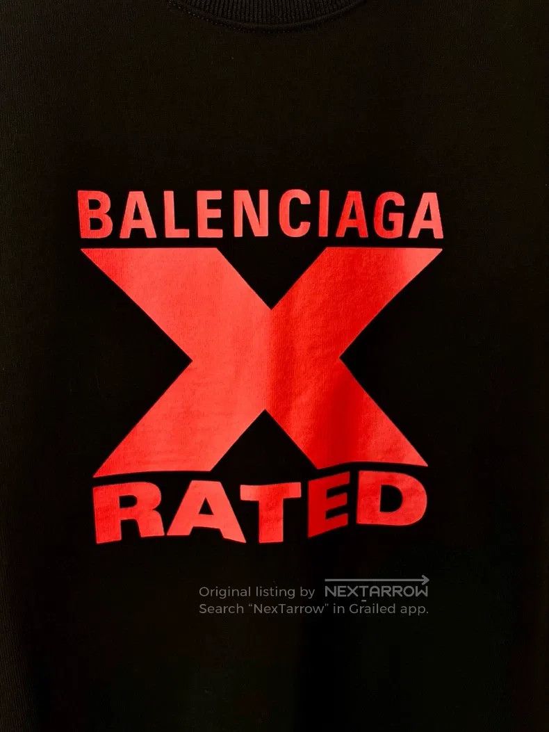 Balenciaga Balenciaga Capital X Printed Loose Black Short Sleeve T-Sh Size US S / EU 44-46 / 1 - 3 Thumbnail